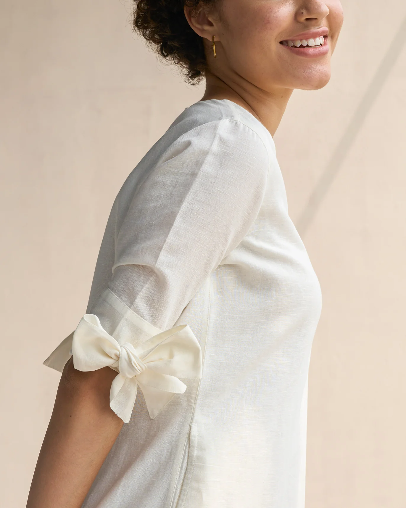 A-line Dress - Ivory - Image 2