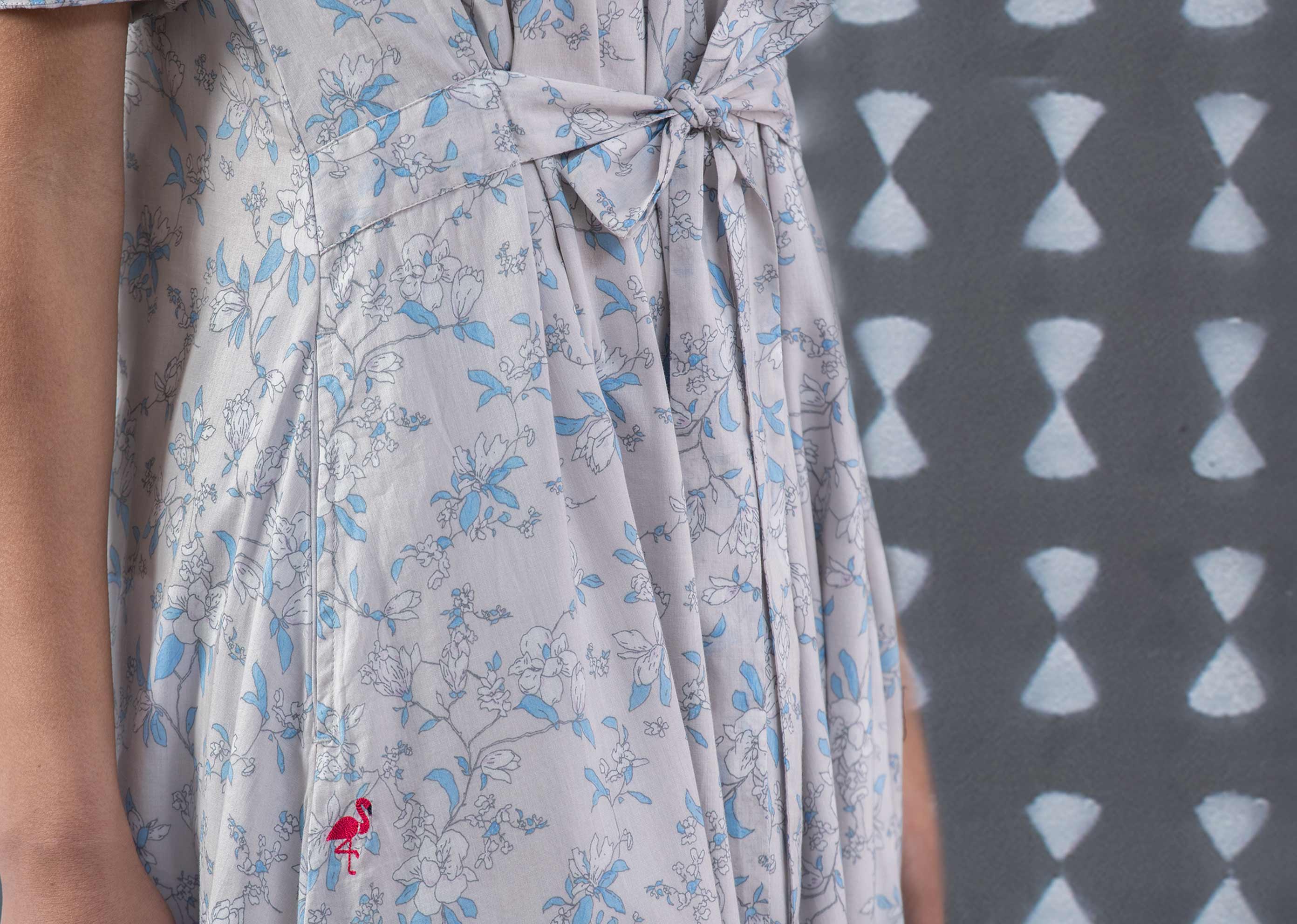 A-Line Kurta - Grey - Image 3