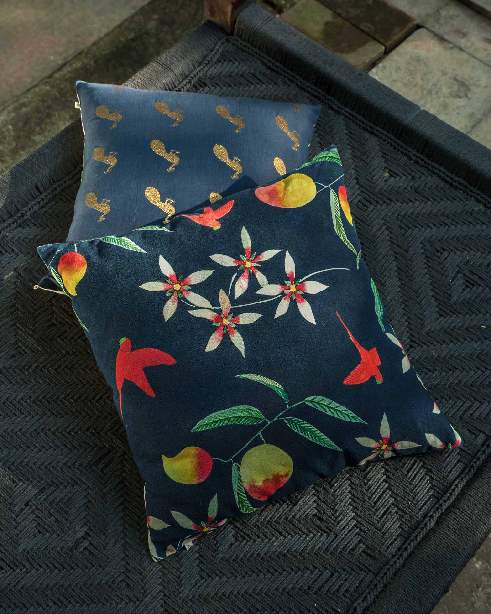 Aamras Cushion Cover - Blue - Image 2
