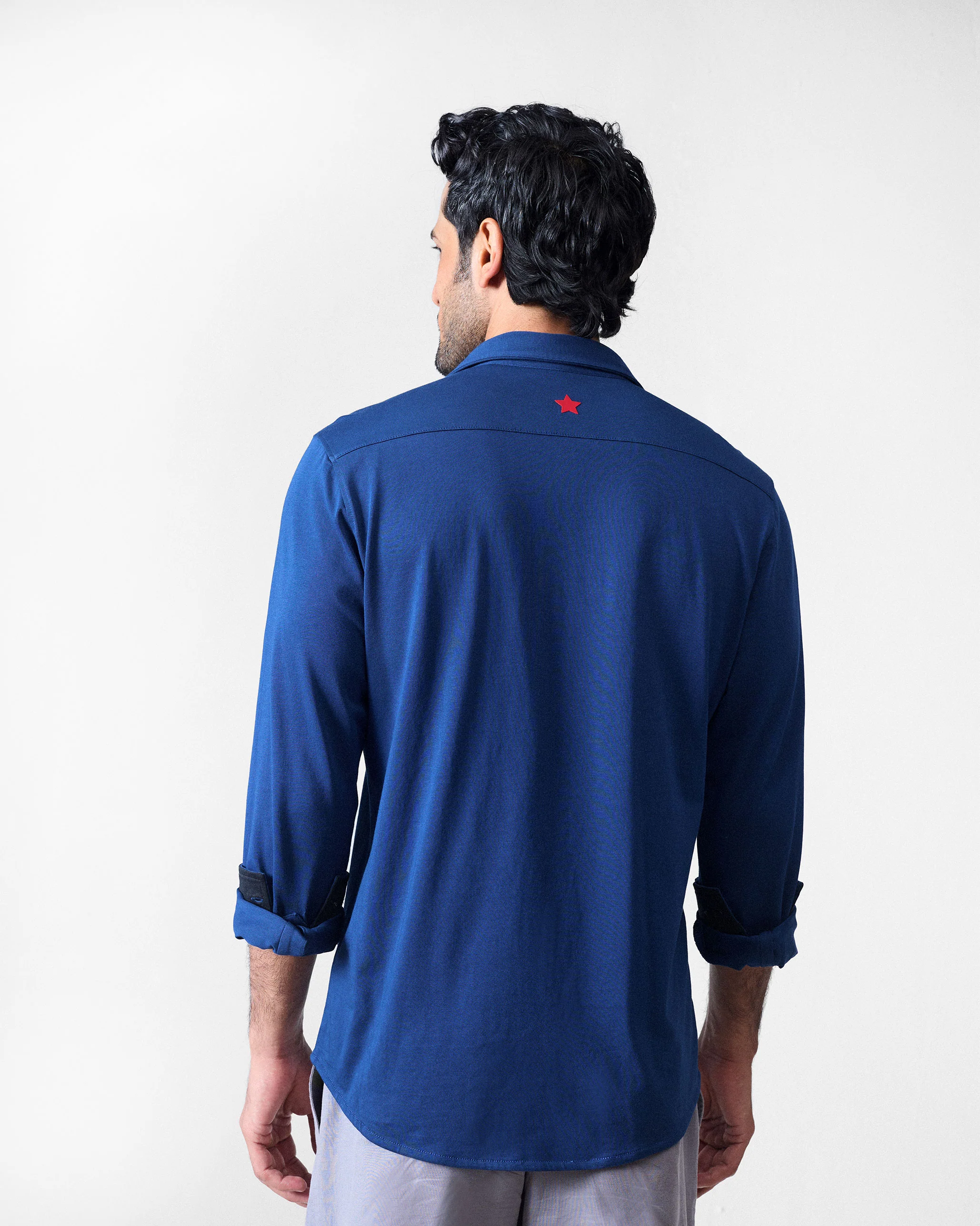 Abe Shirt - Navy Blue - Image 3