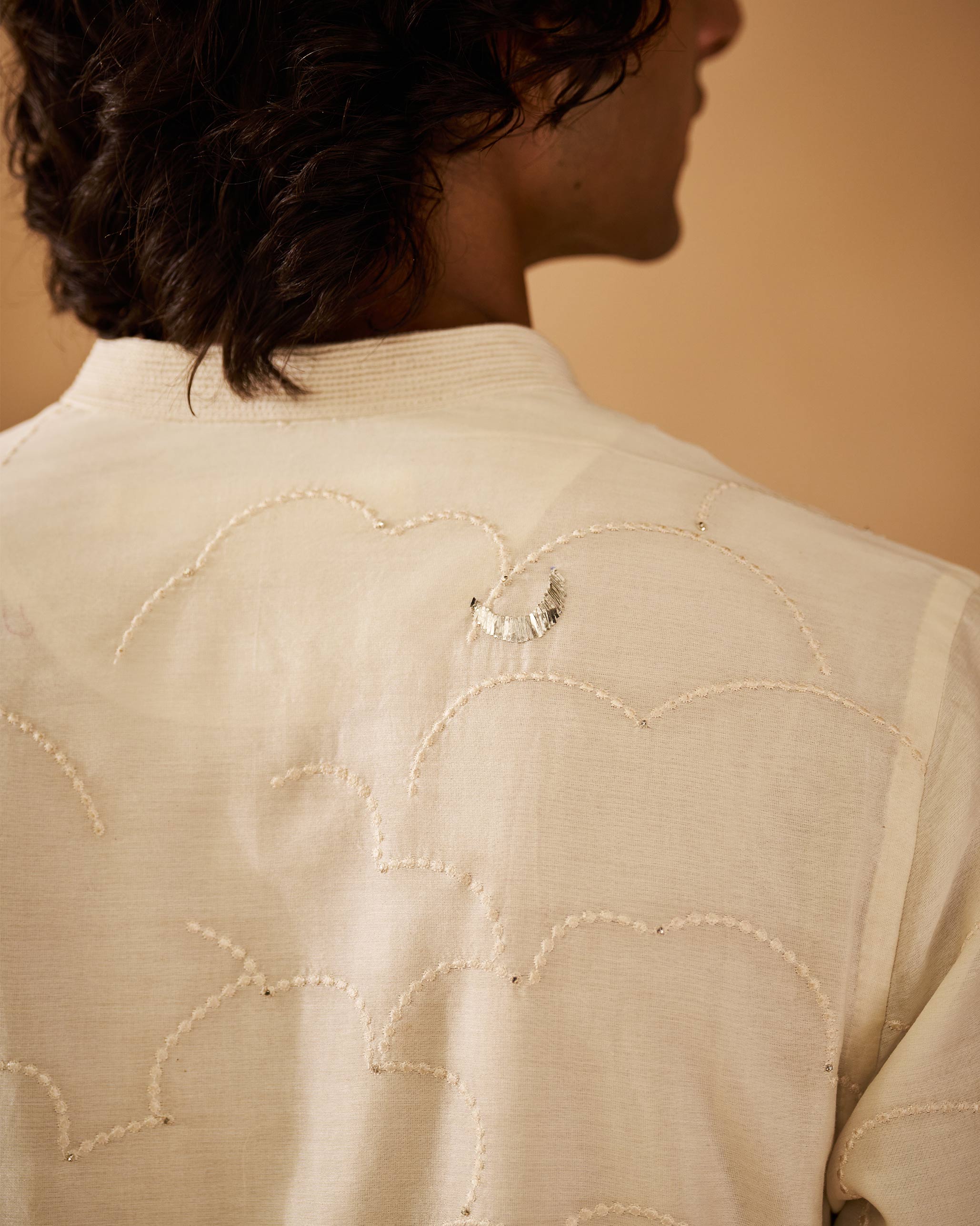 Abra Kurta - Ivory Embroidered - Image 2