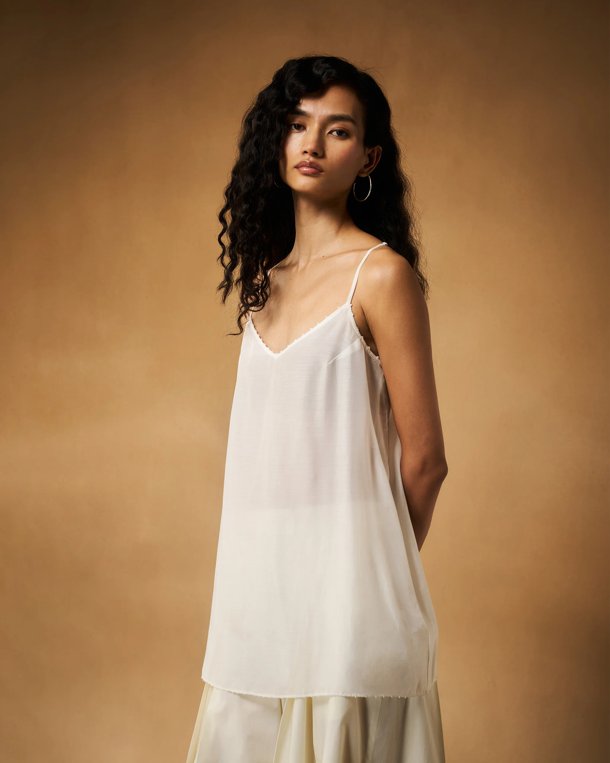 Afra Camisole - Ivory - Image 5