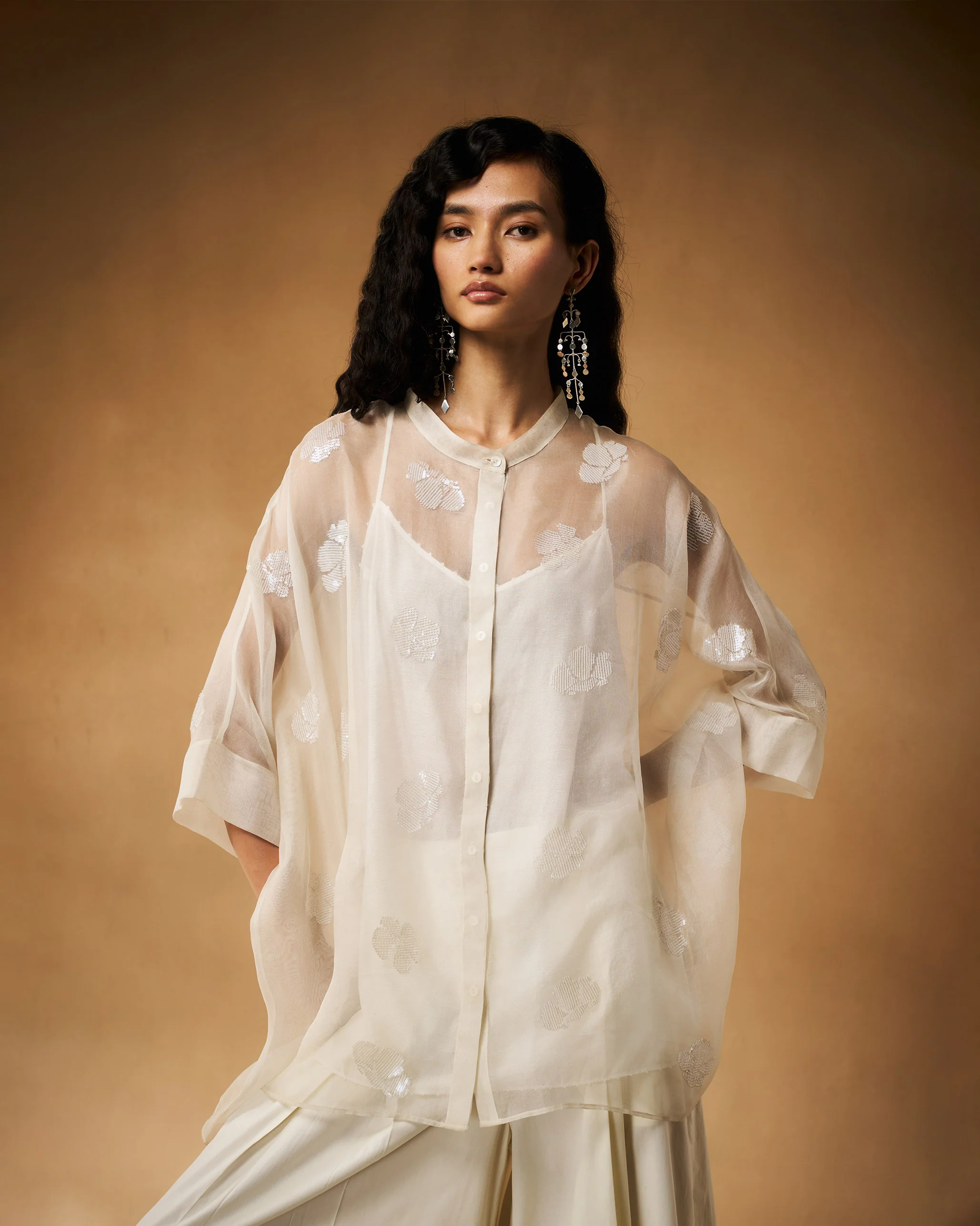 Afra Camisole - Ivory - Image 6