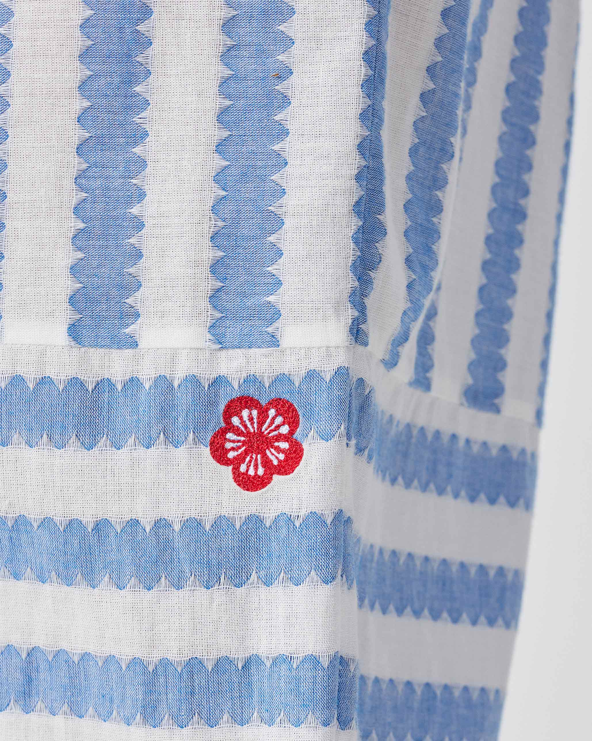 Akira Pants - Blue & White Stripes - Image 4