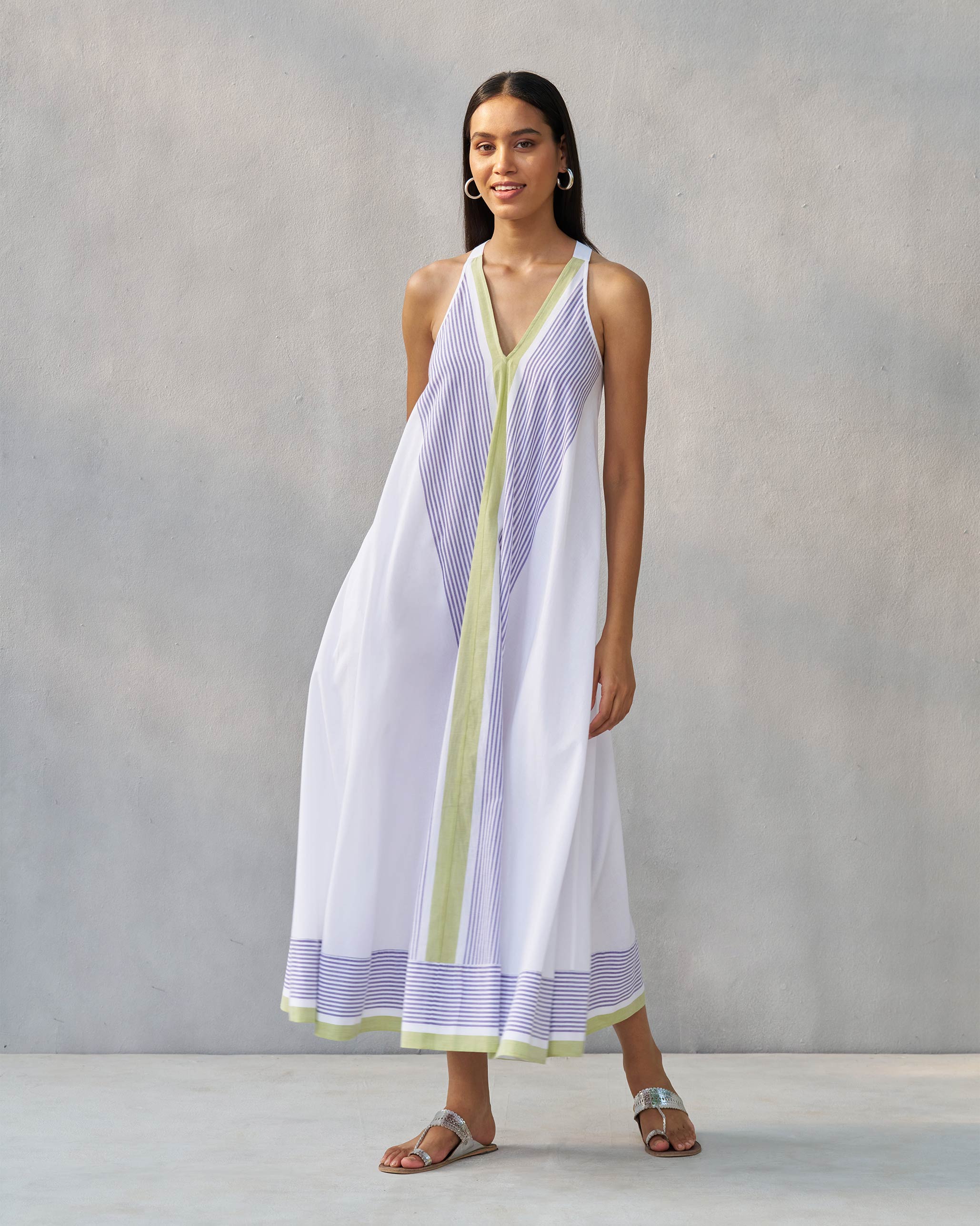 Akira Twistback Dress - White - Image 5