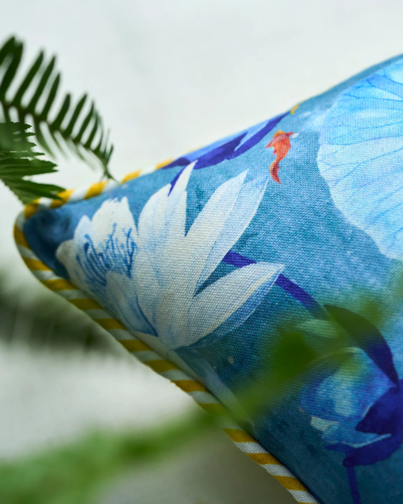 Alam Cushion Cover - Indigo - Image 2