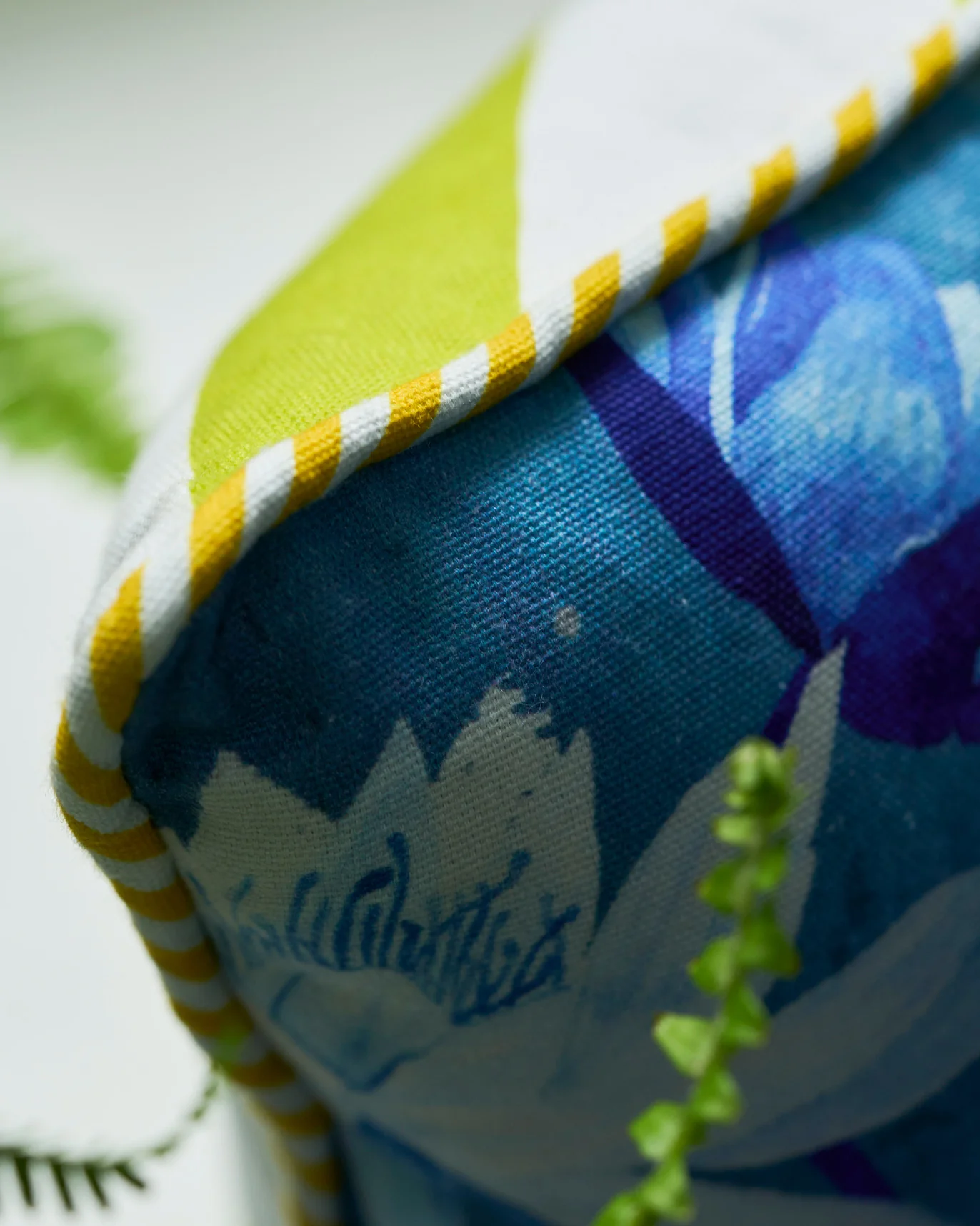 Alam Cushion Cover - Indigo - Image 4