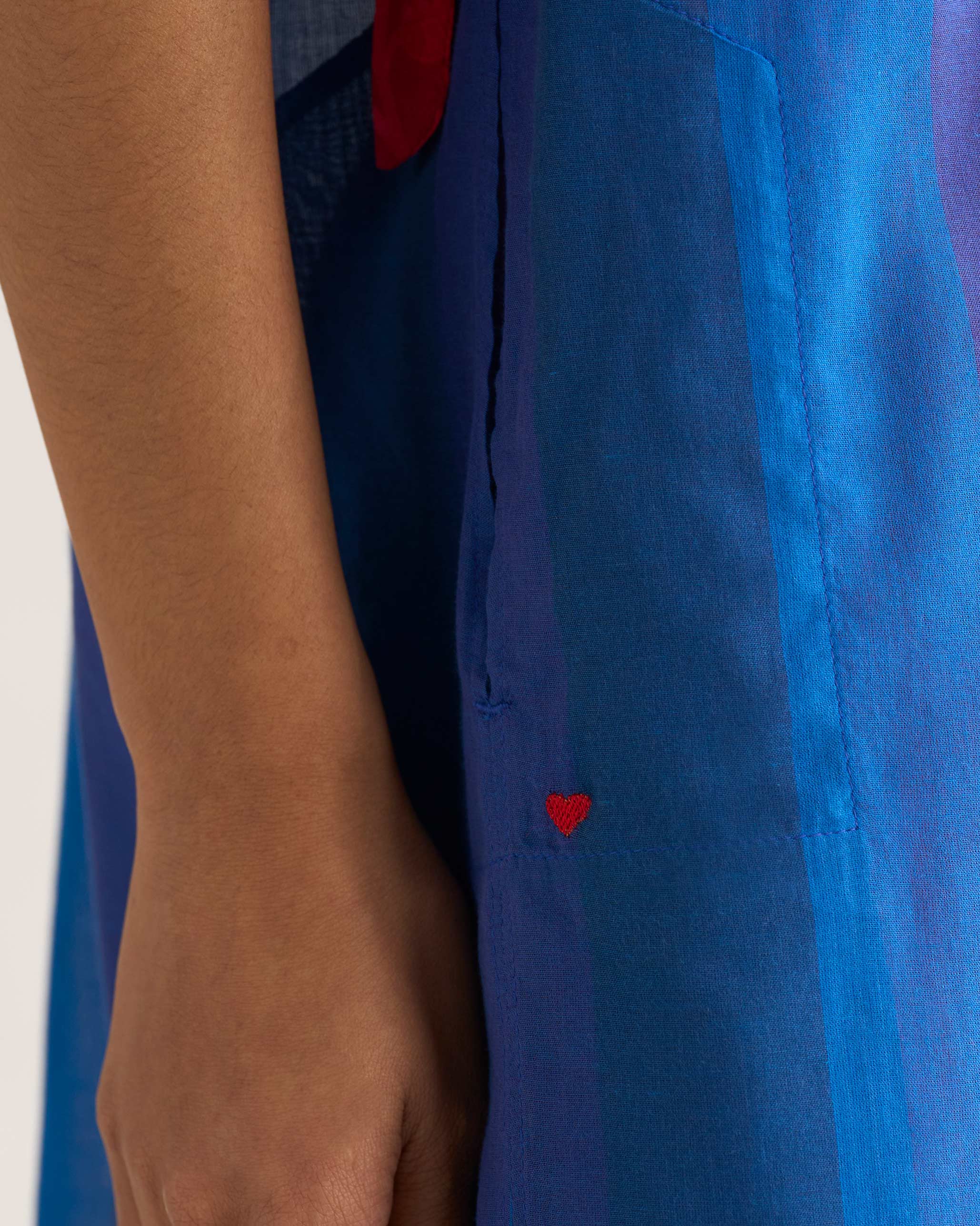 Alice Kurta - Navy & Blue - Image 3