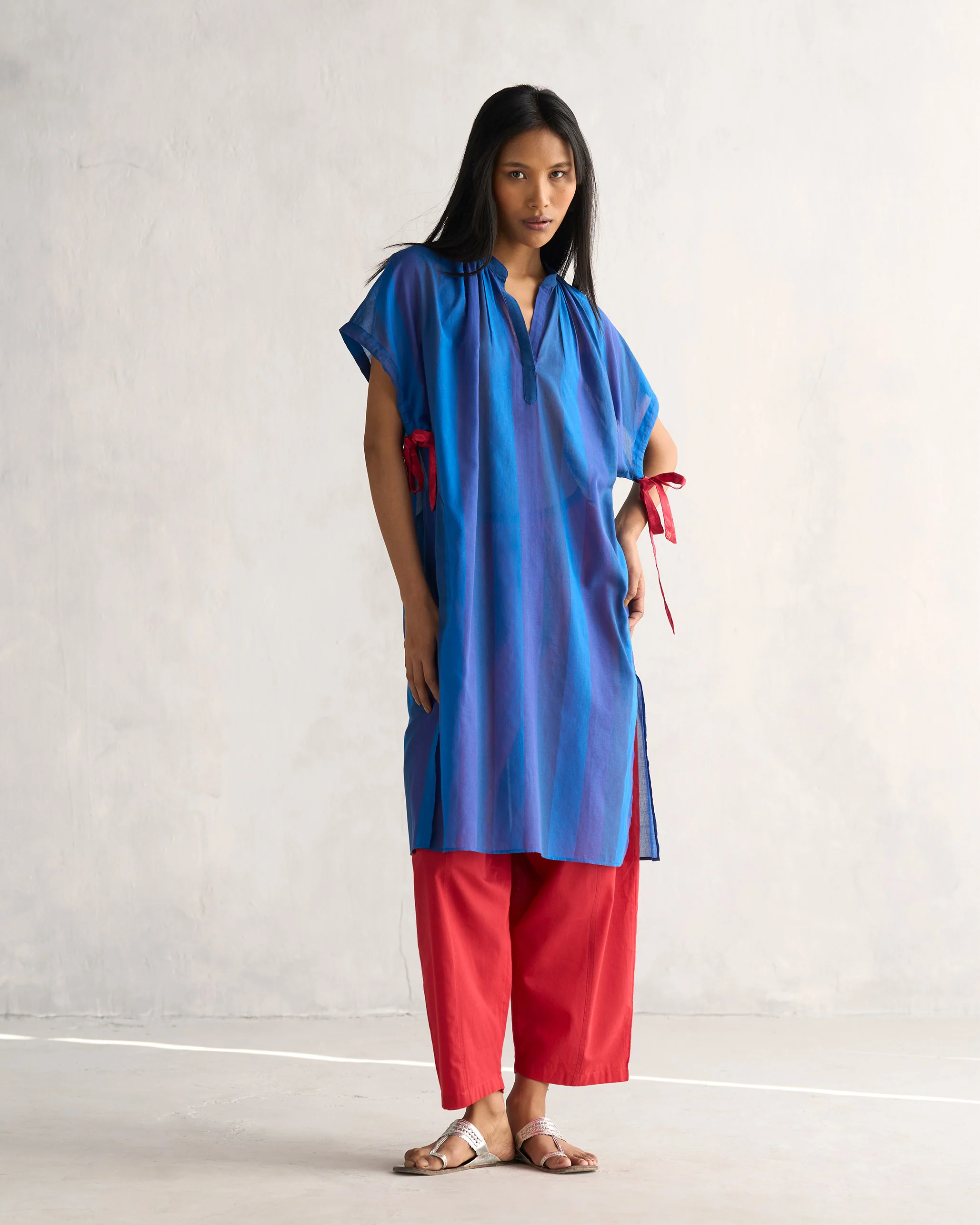 Alice Kurta - Navy & Blue - Image 5