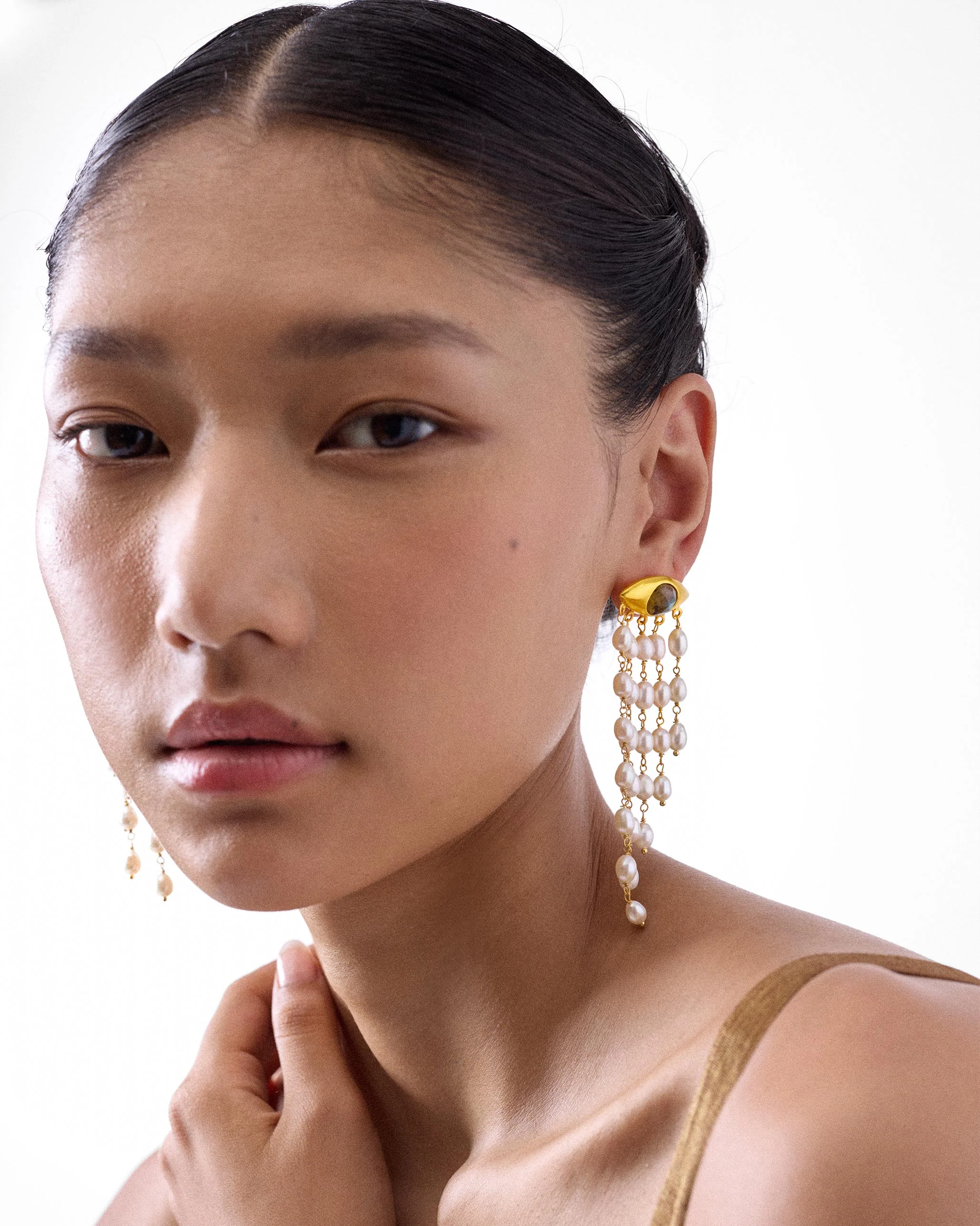 All Seeing Earrings - Gold - Image 6