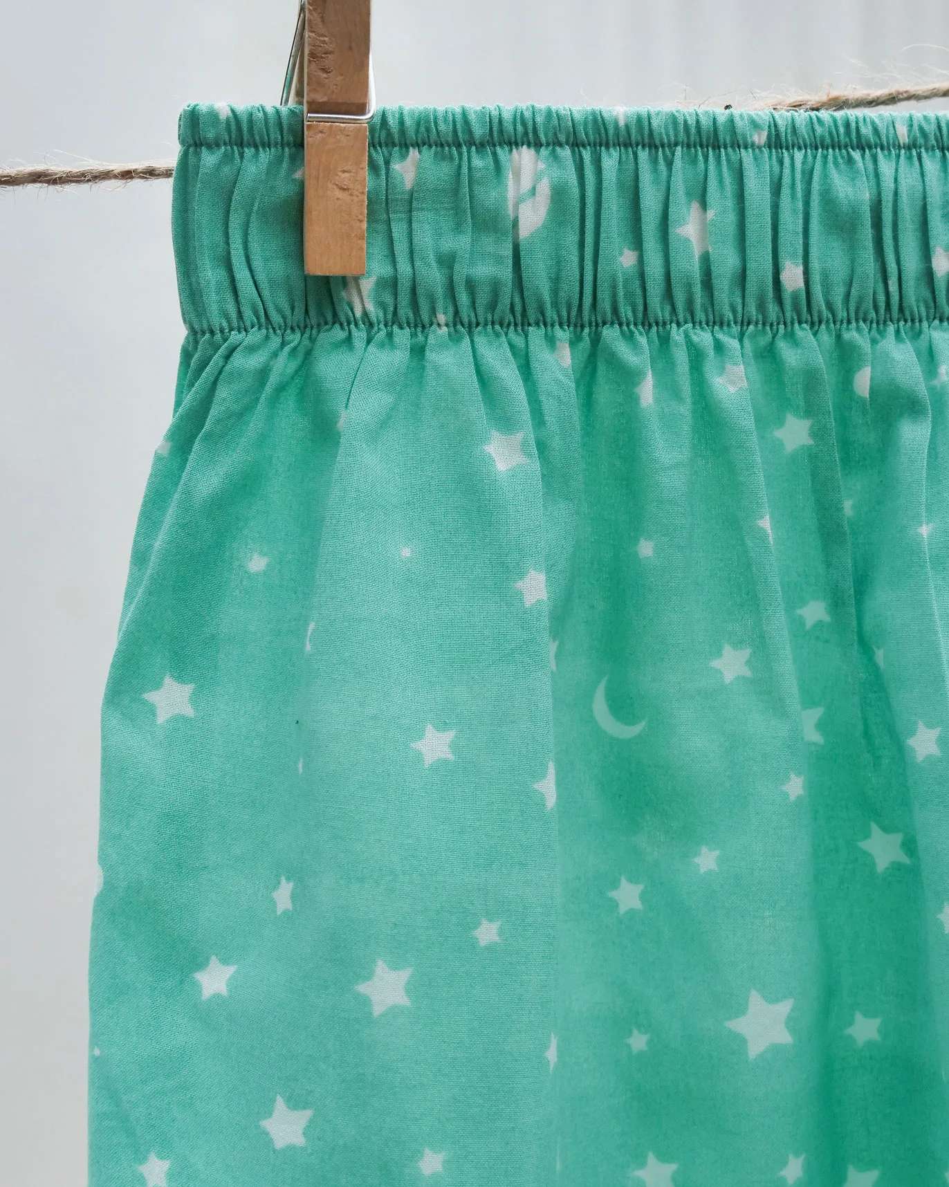 All The Stars Boxers (Set of 2) - White & Turquoise - Image 4