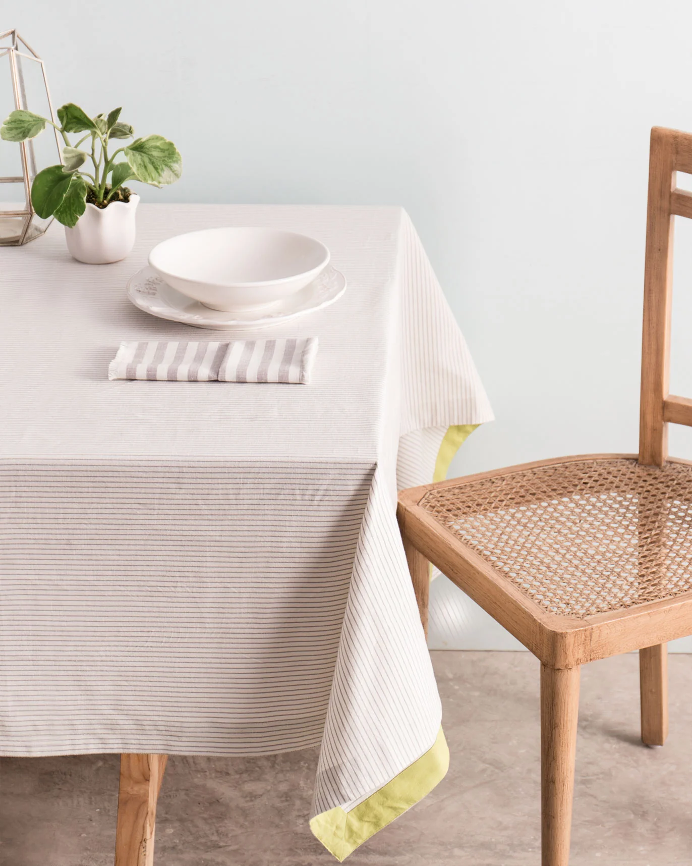 Alleppey Stripes Tablecloth Small - Image 2