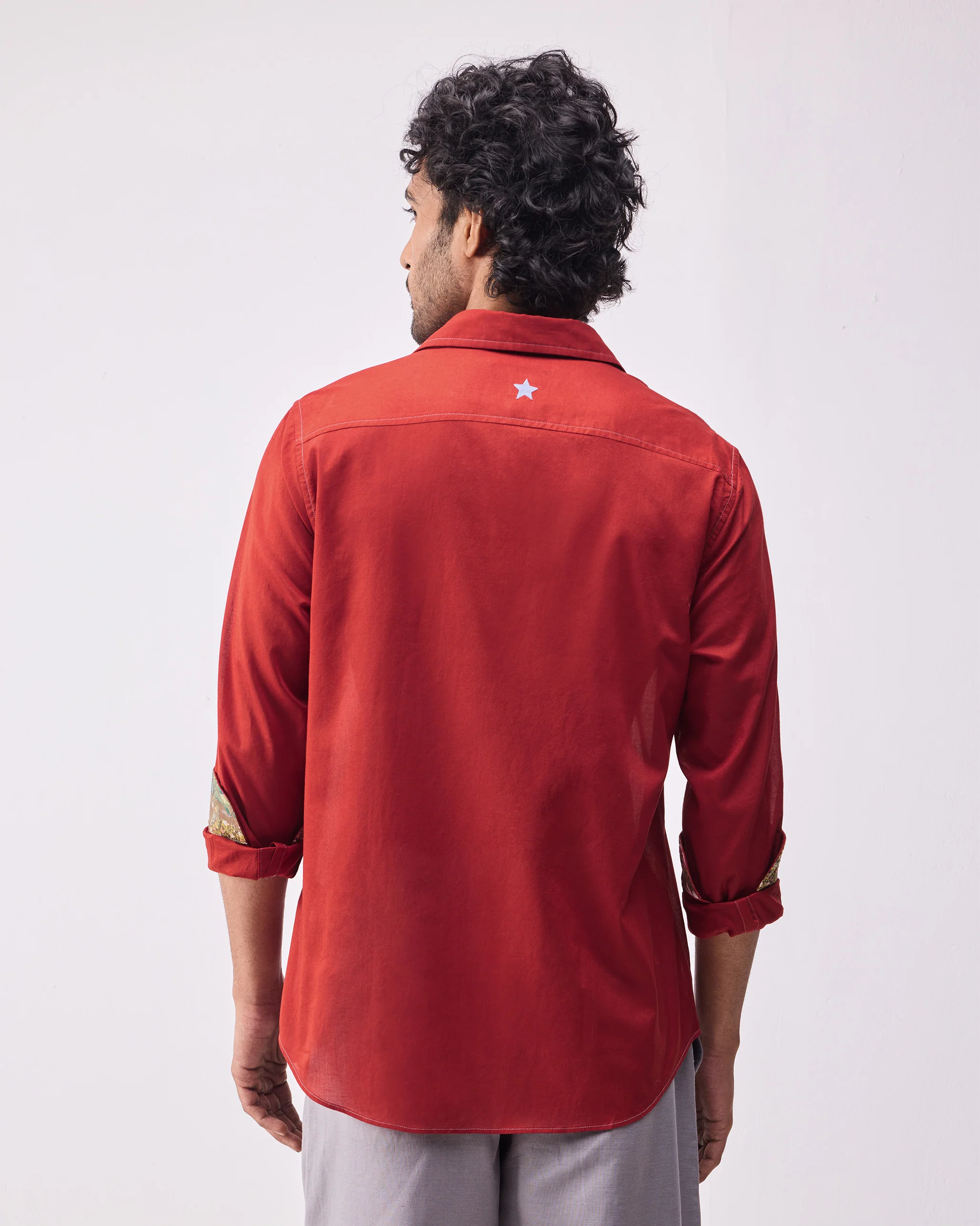 Aloha Shirt - Rust - Image 7
