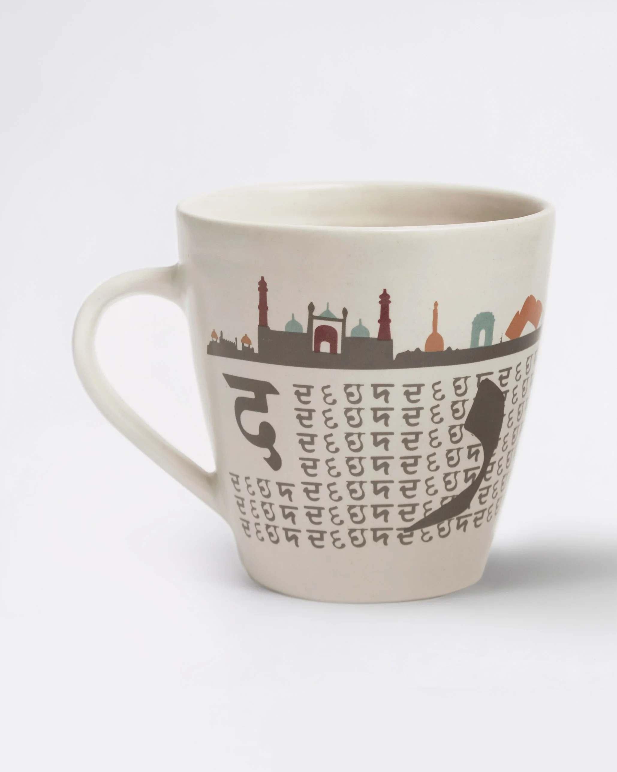Alphabet D Mug - Stoneware - Image 2