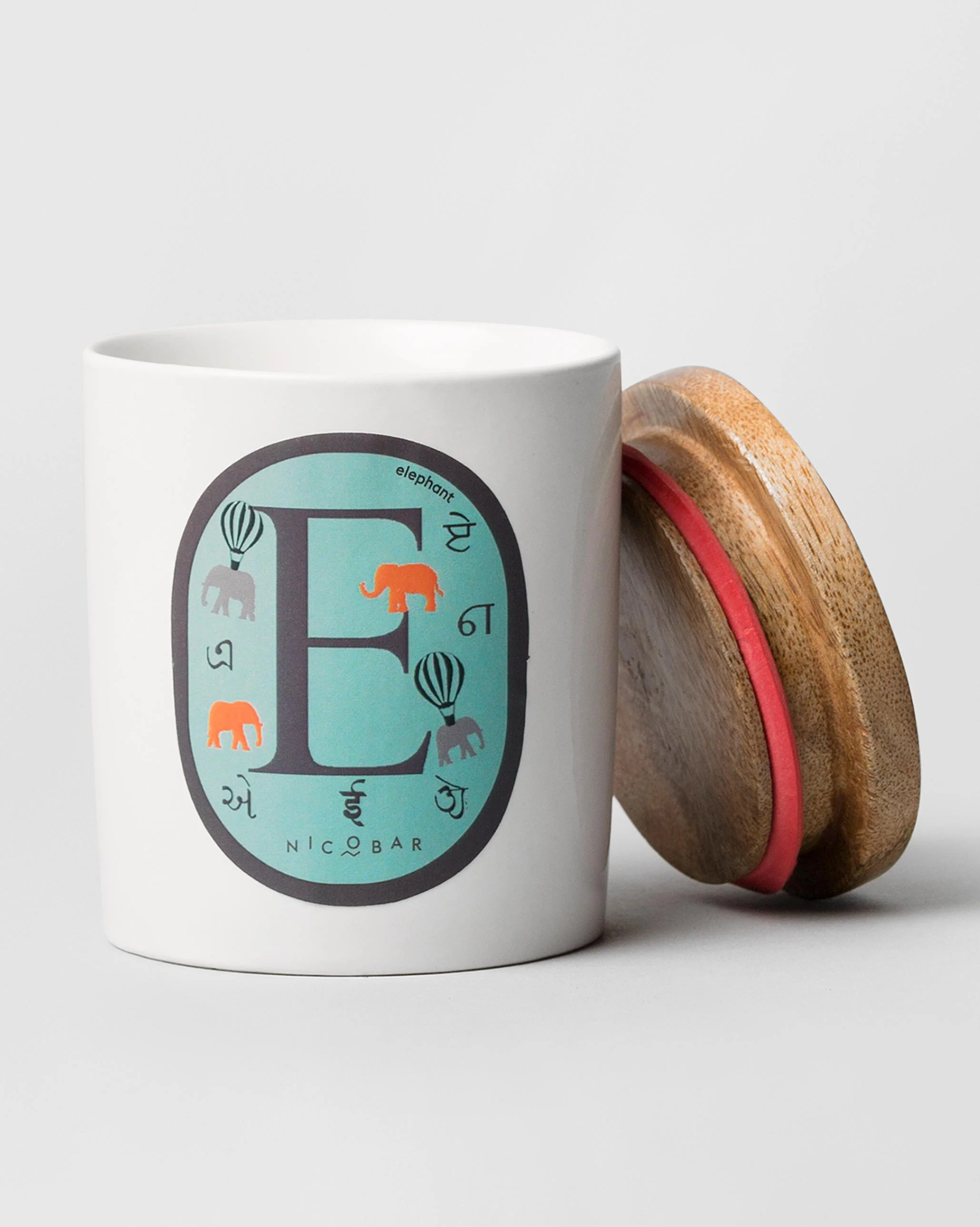 Alphabet E Candle - Image 2