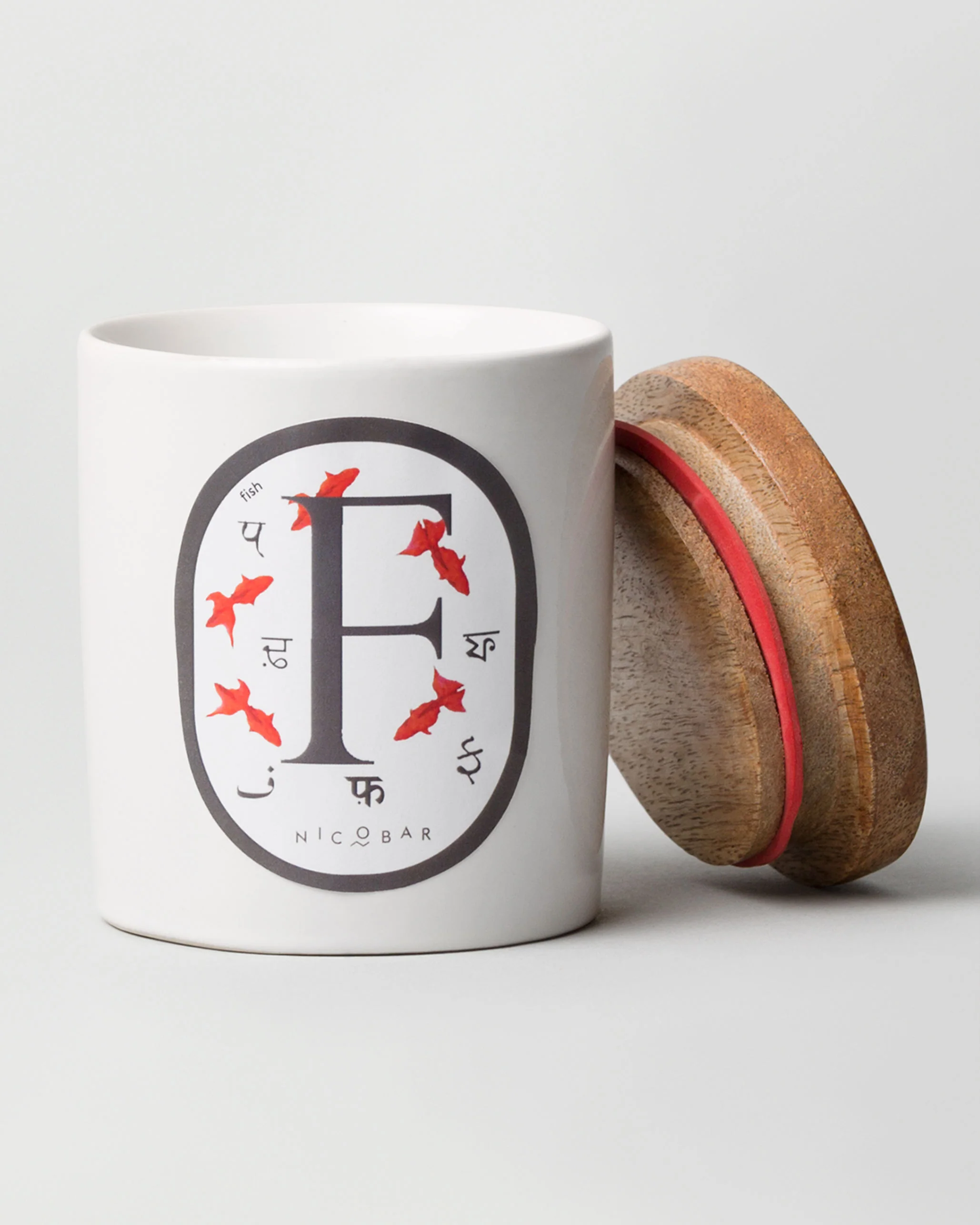 Alphabet F Candle - Image 2