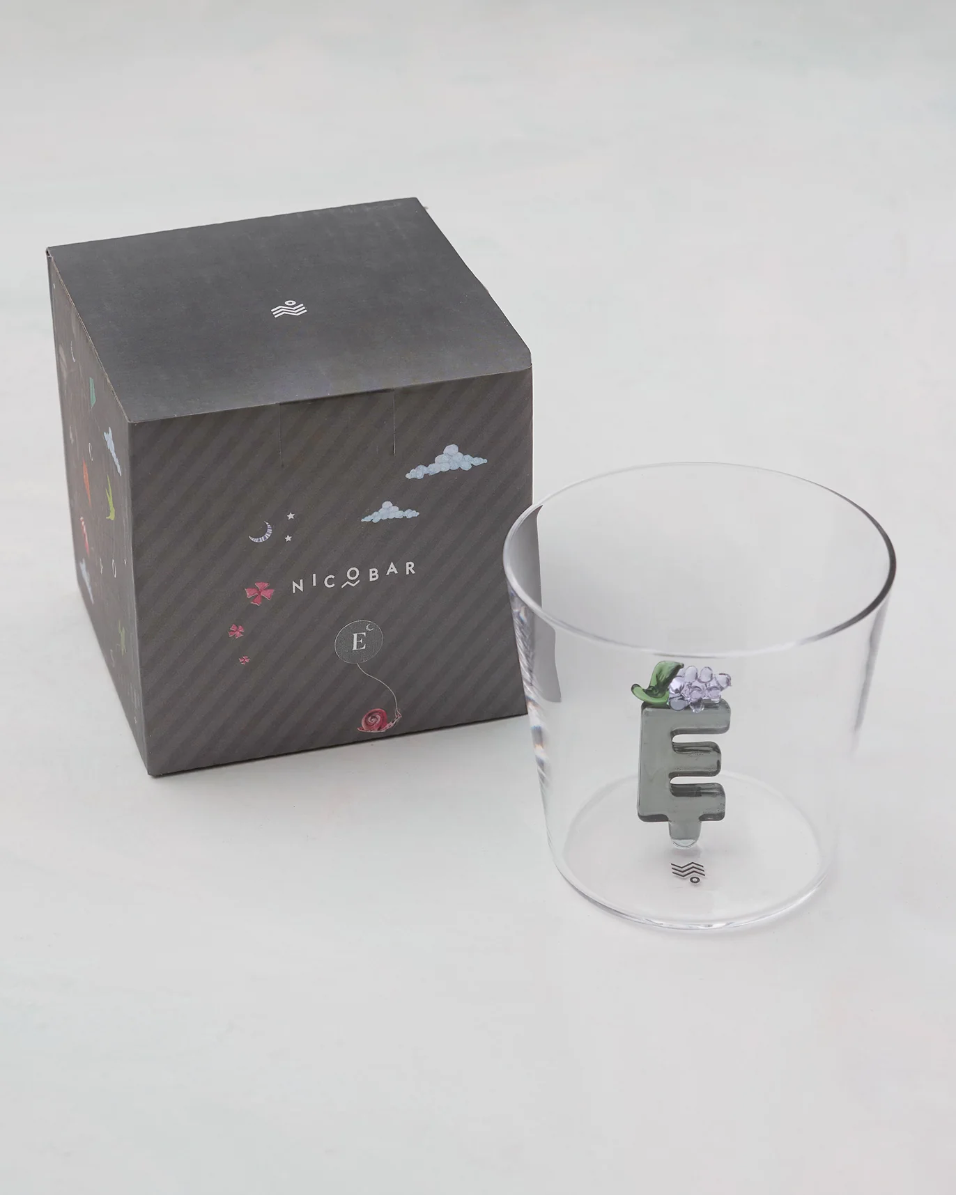 Alphabet Glass - E - Image 3