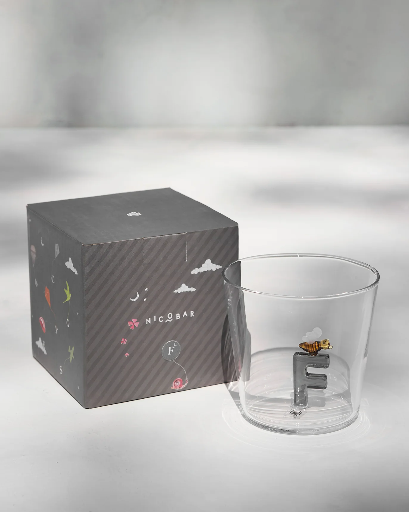 Alphabet Glass - F - Image 3