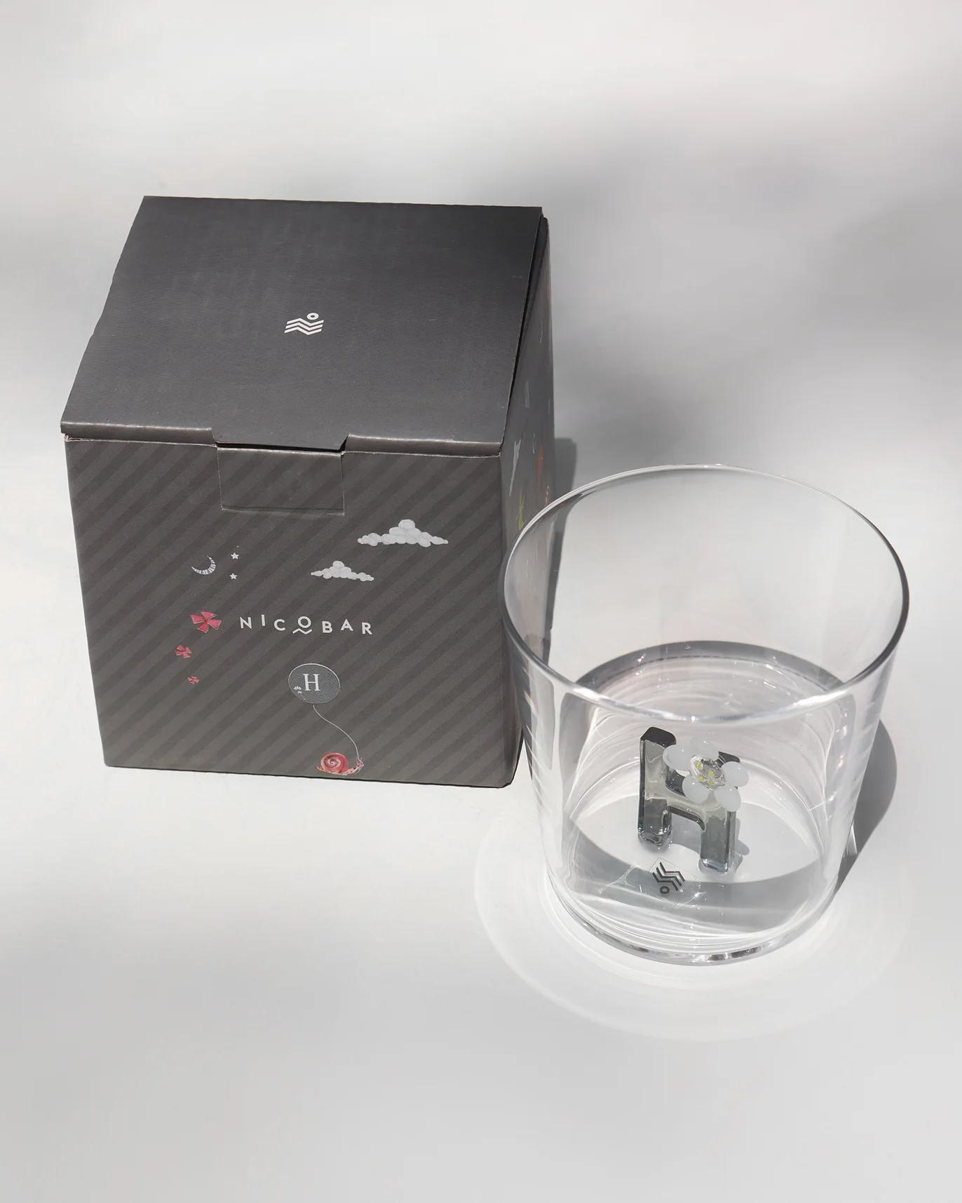 Alphabet Glass - H - Image 3