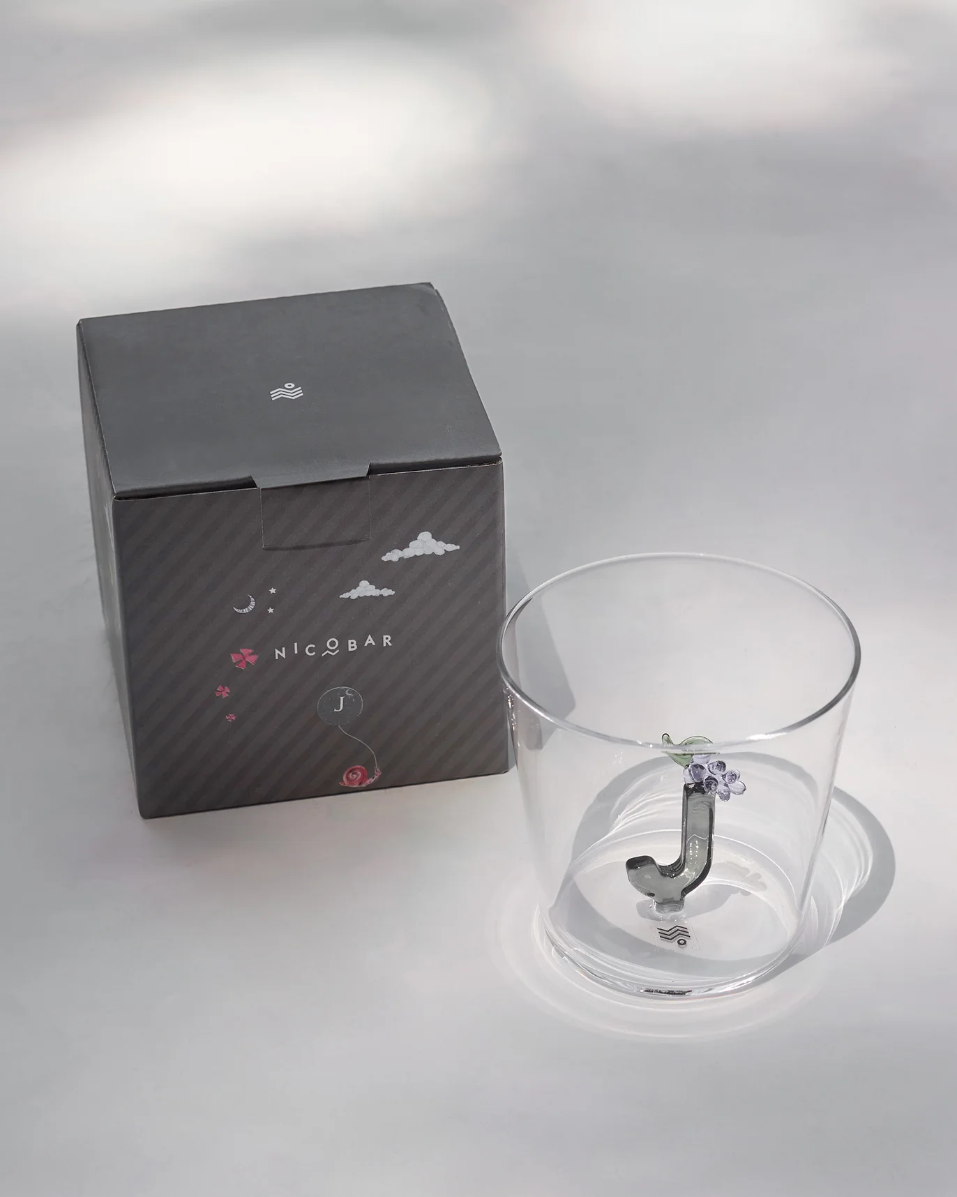 Alphabet Glass - J - Image 3