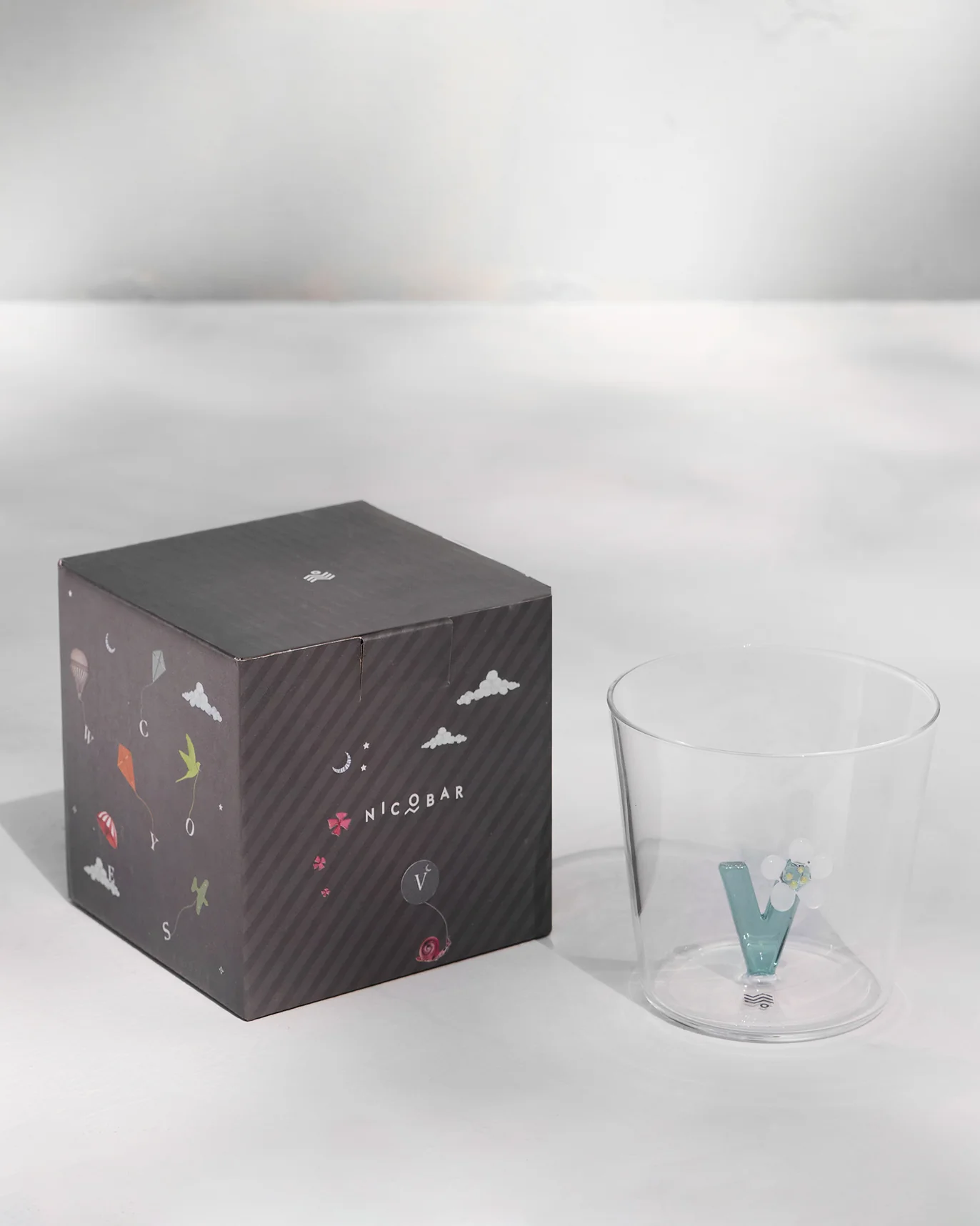 Alphabet Glass - V - Image 3