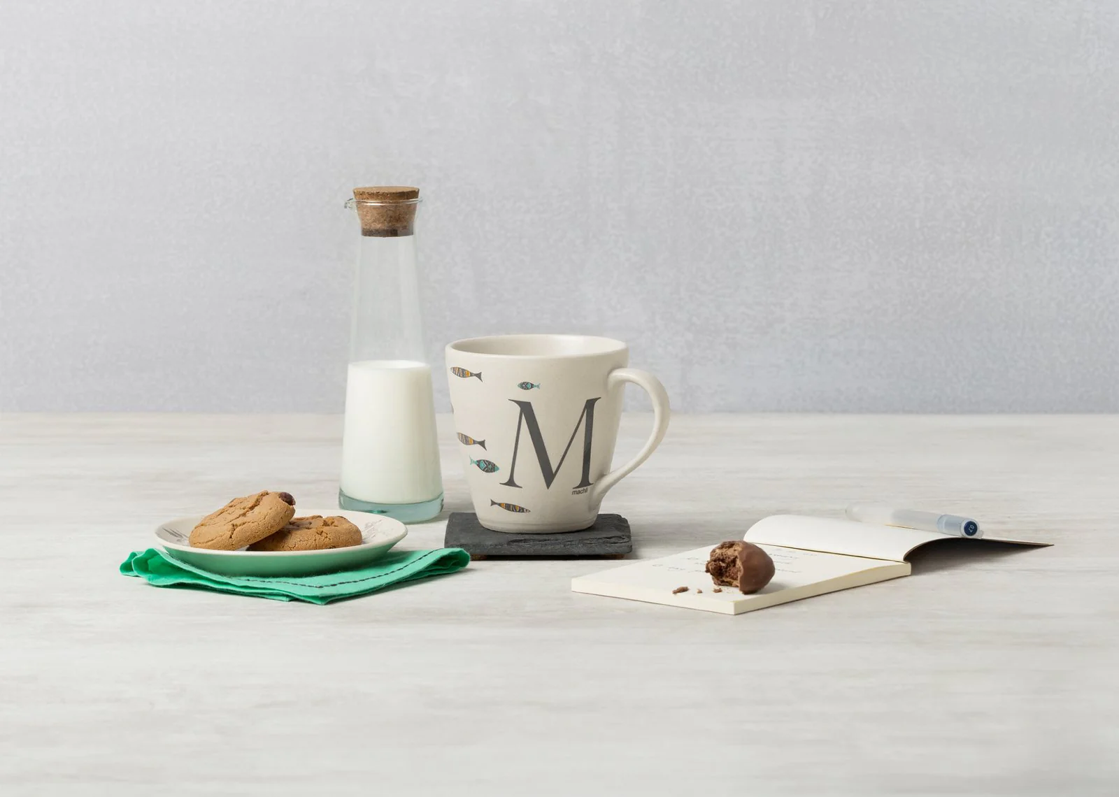 Alphabet M Mug - Stoneware - Image 3