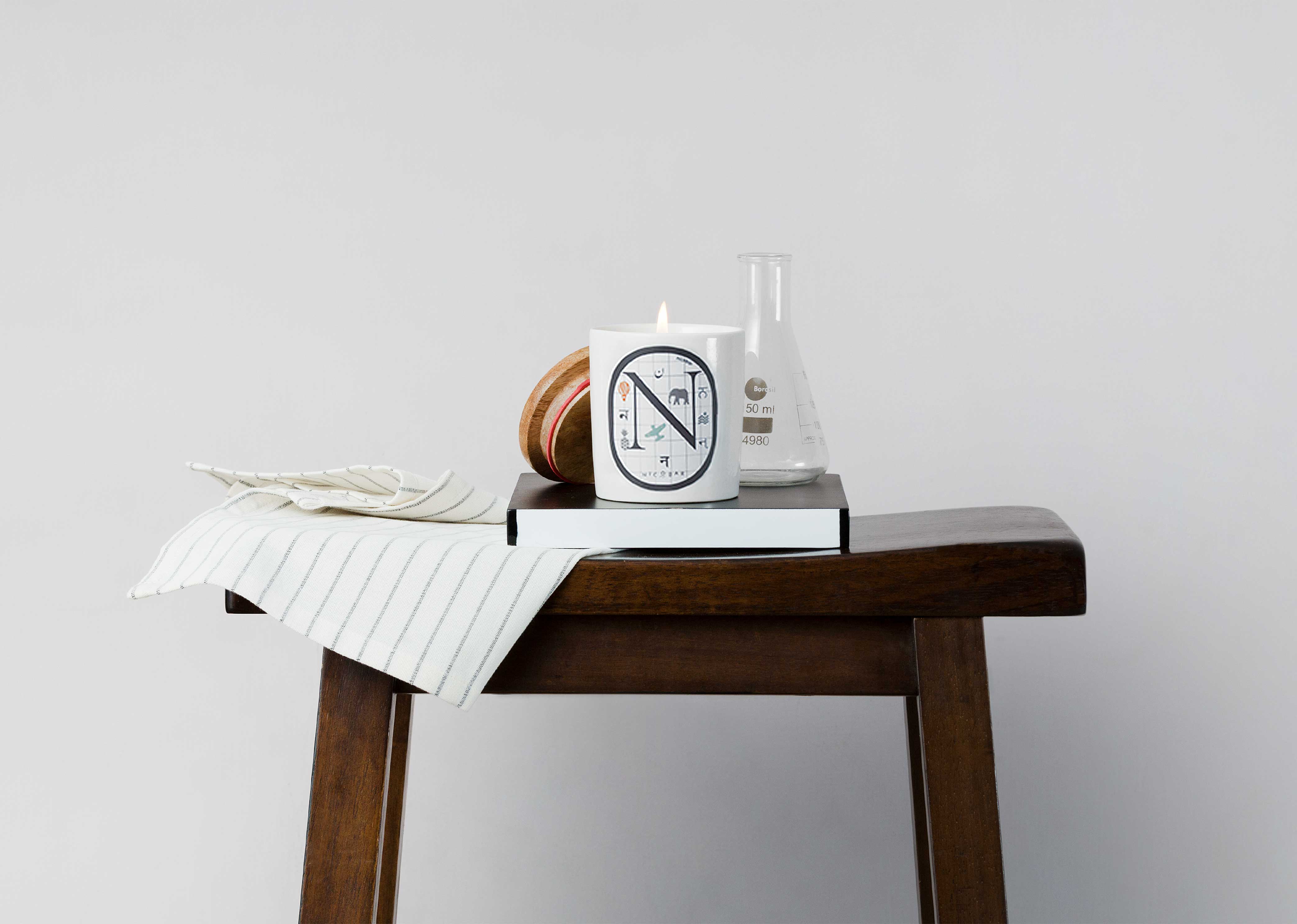 Alphabet N Candle - Image 3