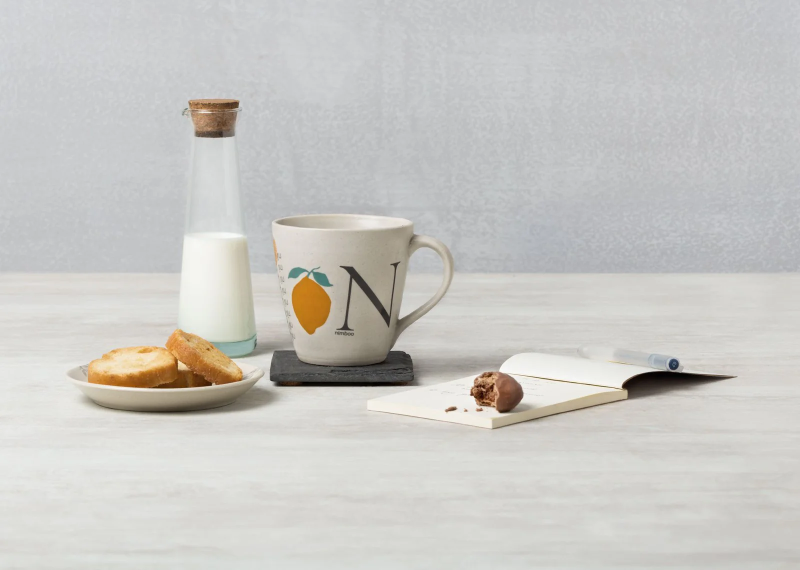 Alphabet N Mug - Stoneware - Image 3