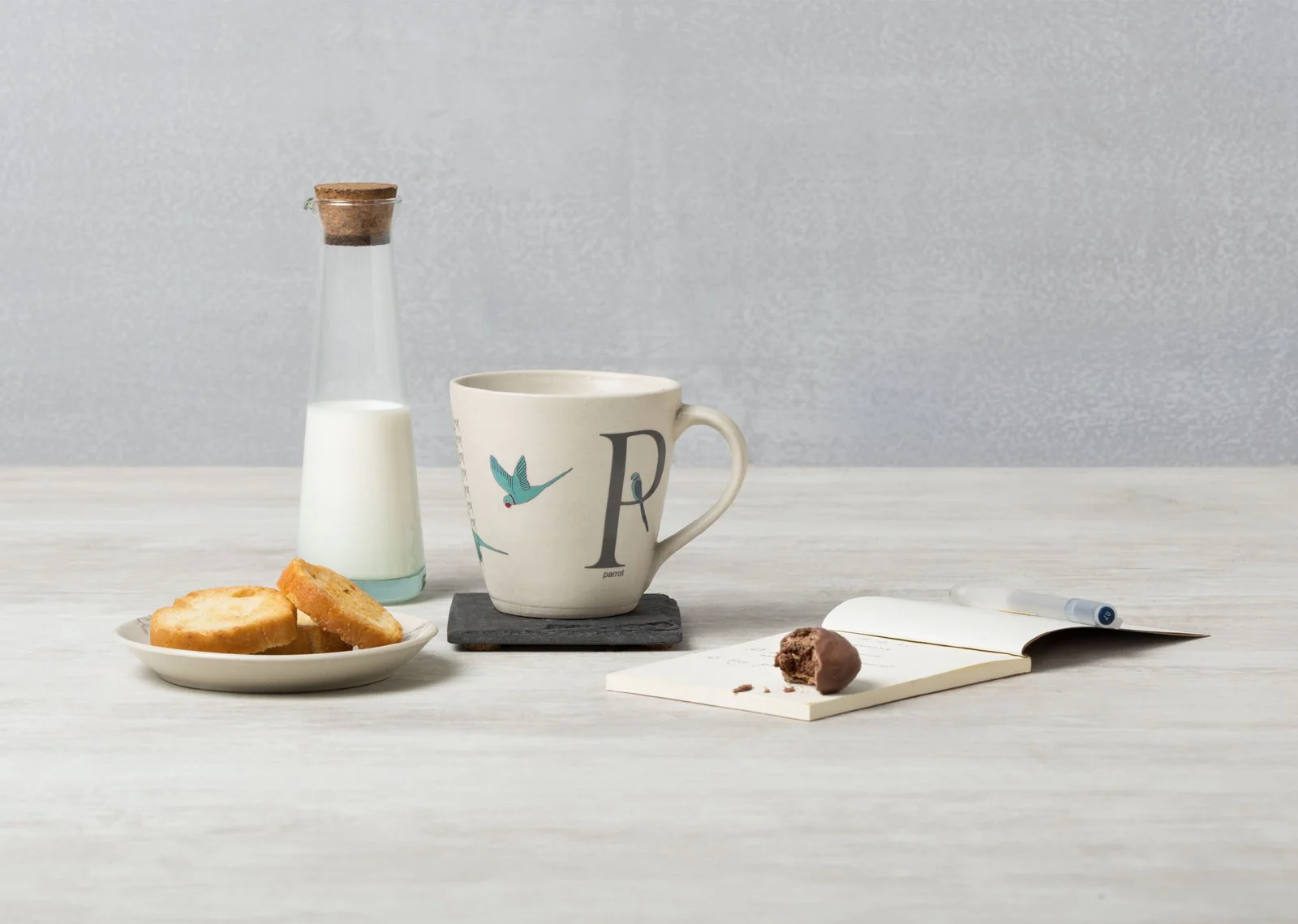 Alphabet P Mug - Stoneware - Image 3