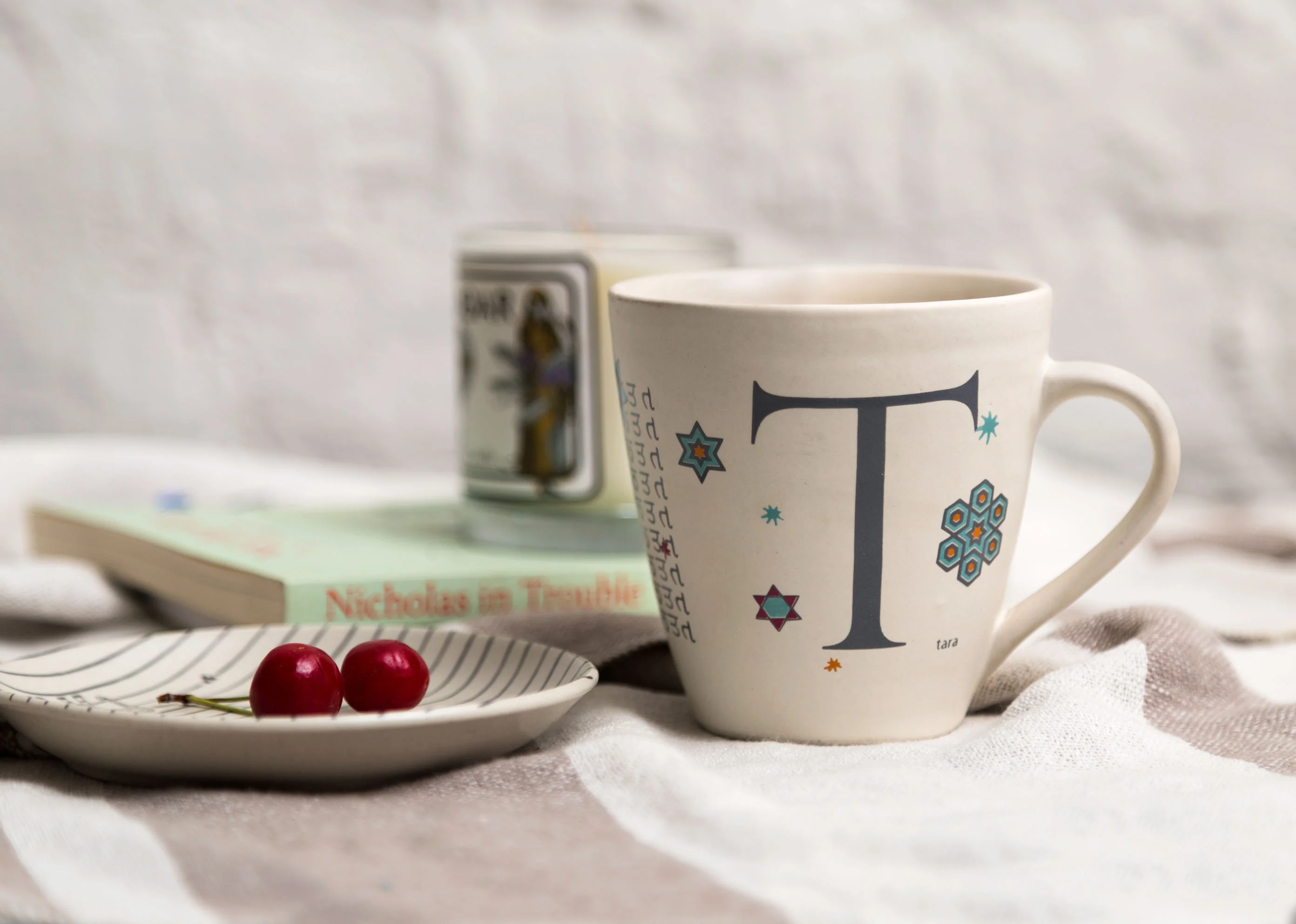 Alphabet T Mug - Stoneware - Image 3