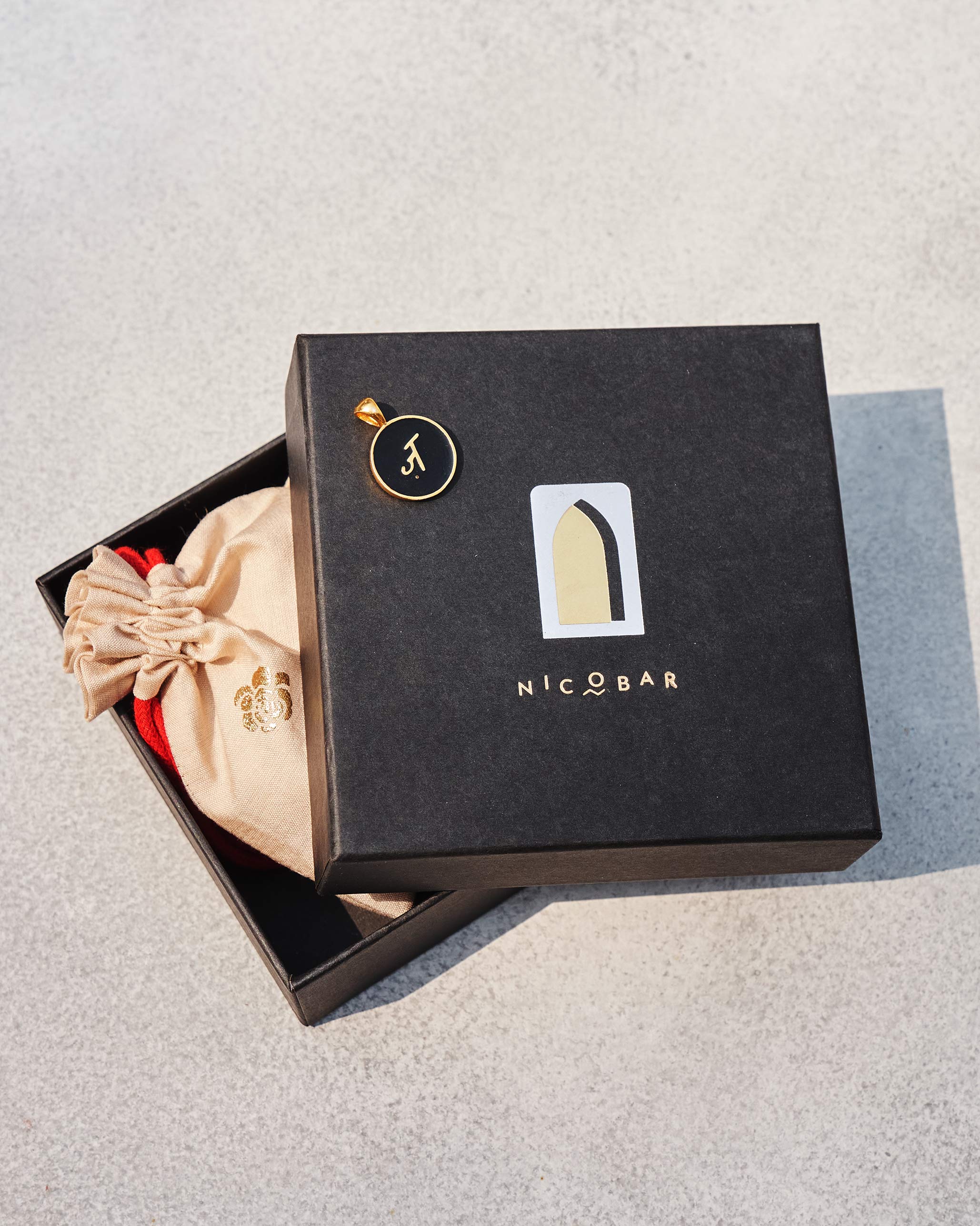 Alphabet Z Charm- Black & Gold - Image 7