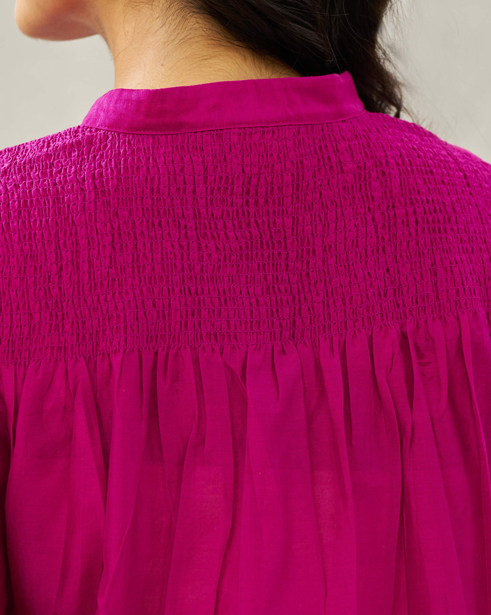 Amaris Gusset Top - Magenta - Image 3