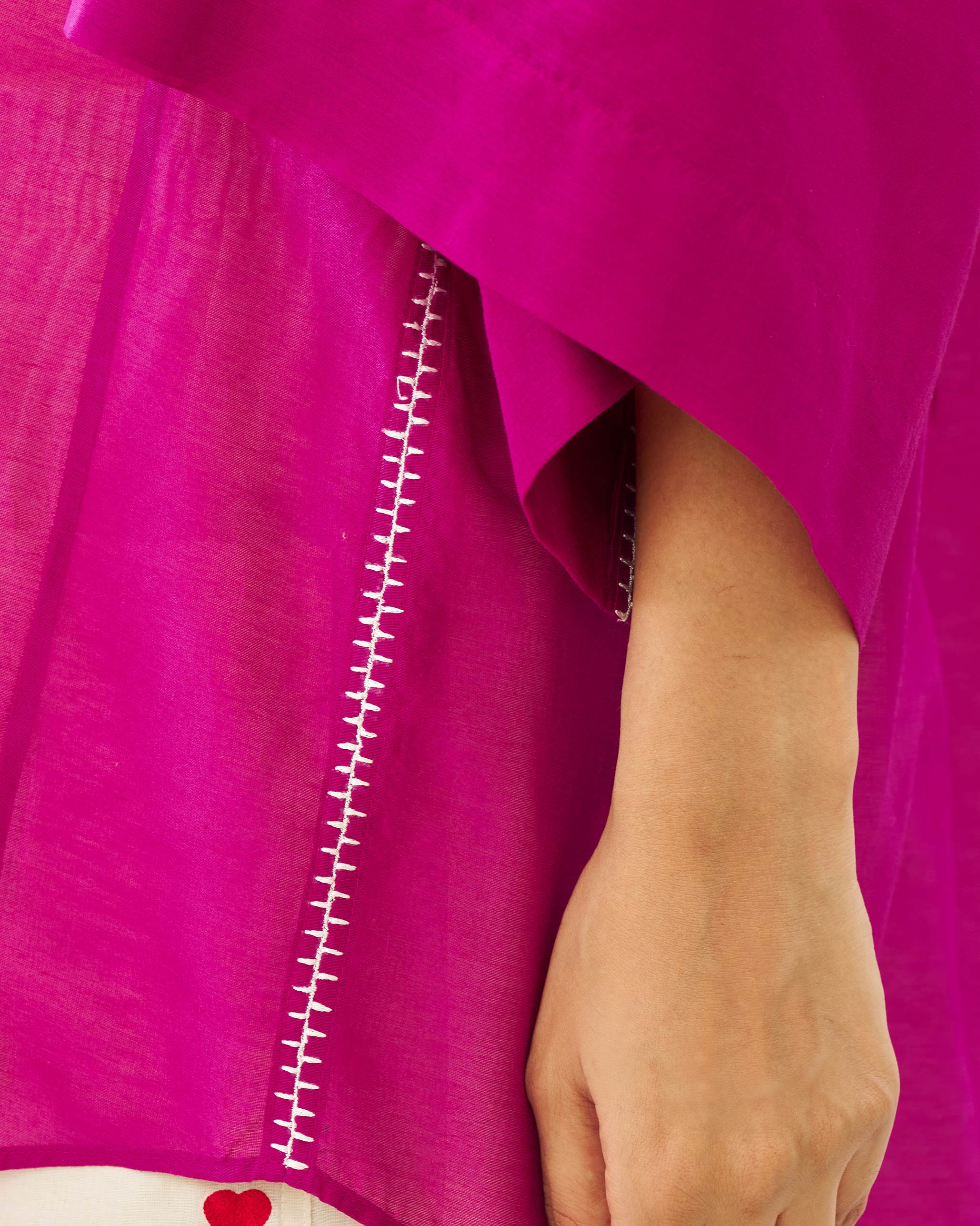 Amaris Gusset Top - Magenta - Image 4