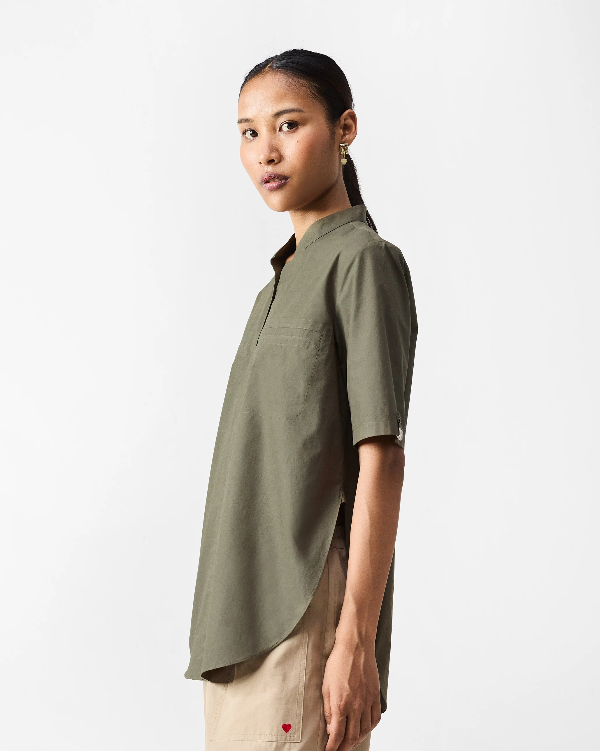 Amer Top - Olive - Image 3