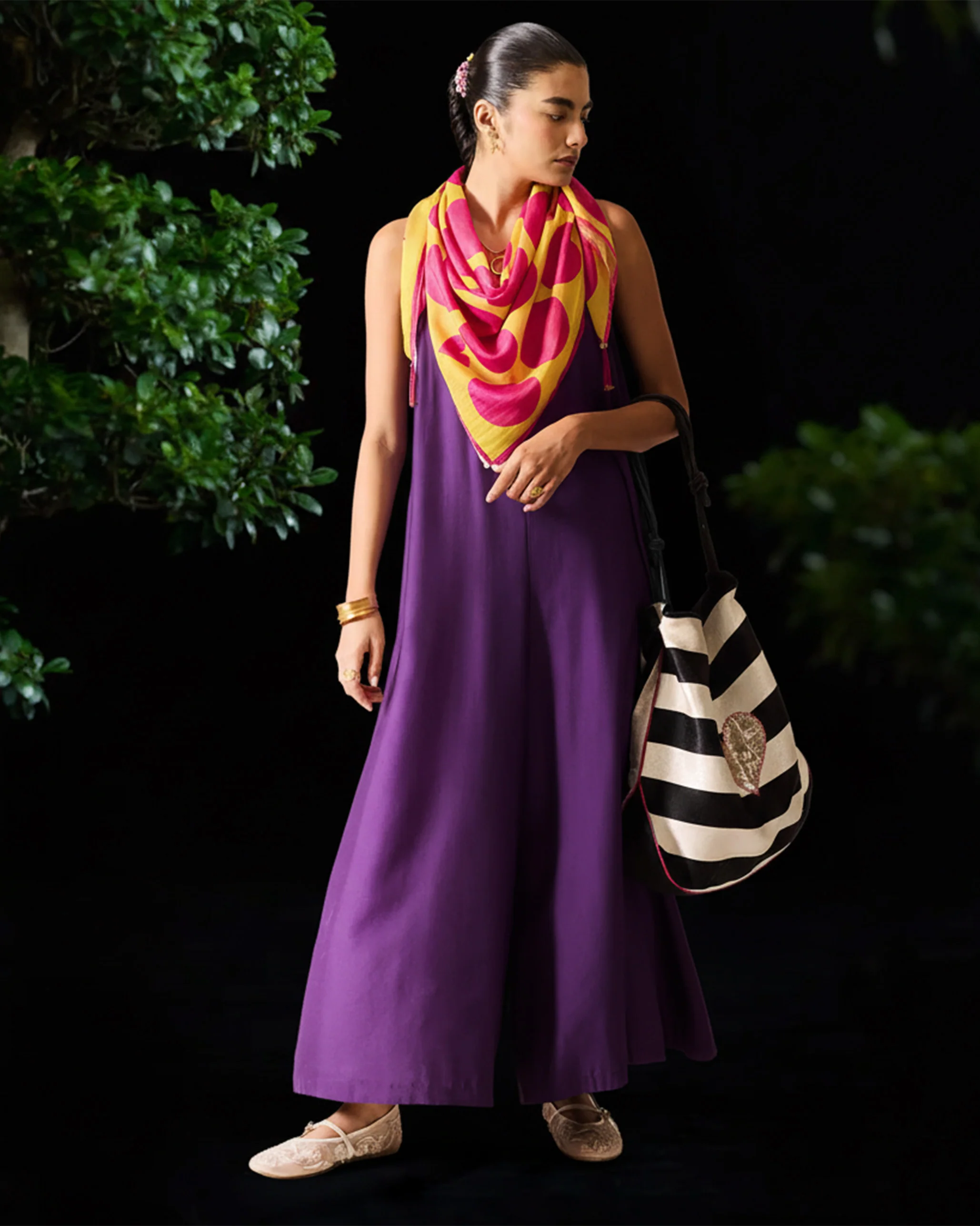 Amreli Jumpsuit - Purple - Image 2