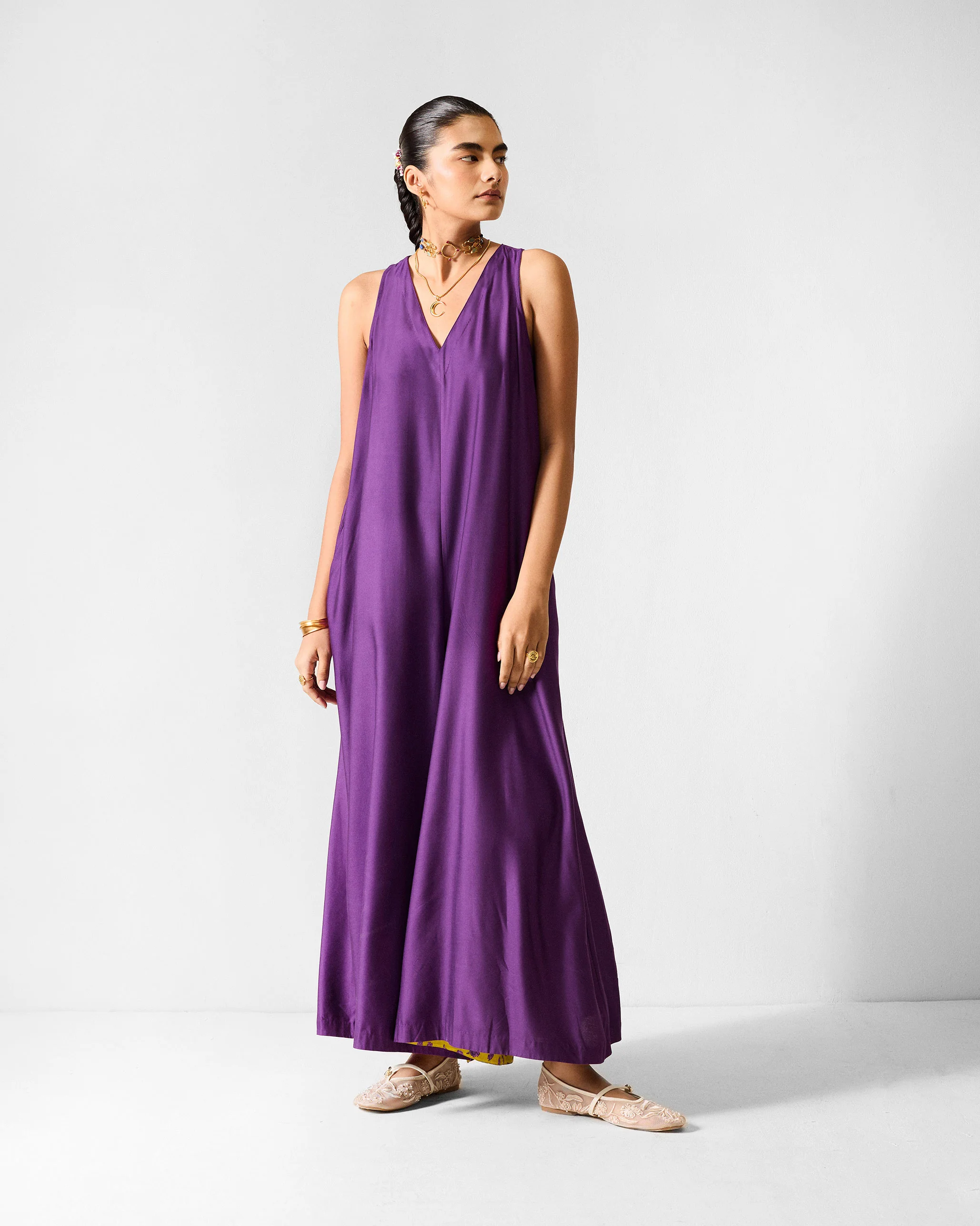 Amreli Jumpsuit - Purple - Image 8