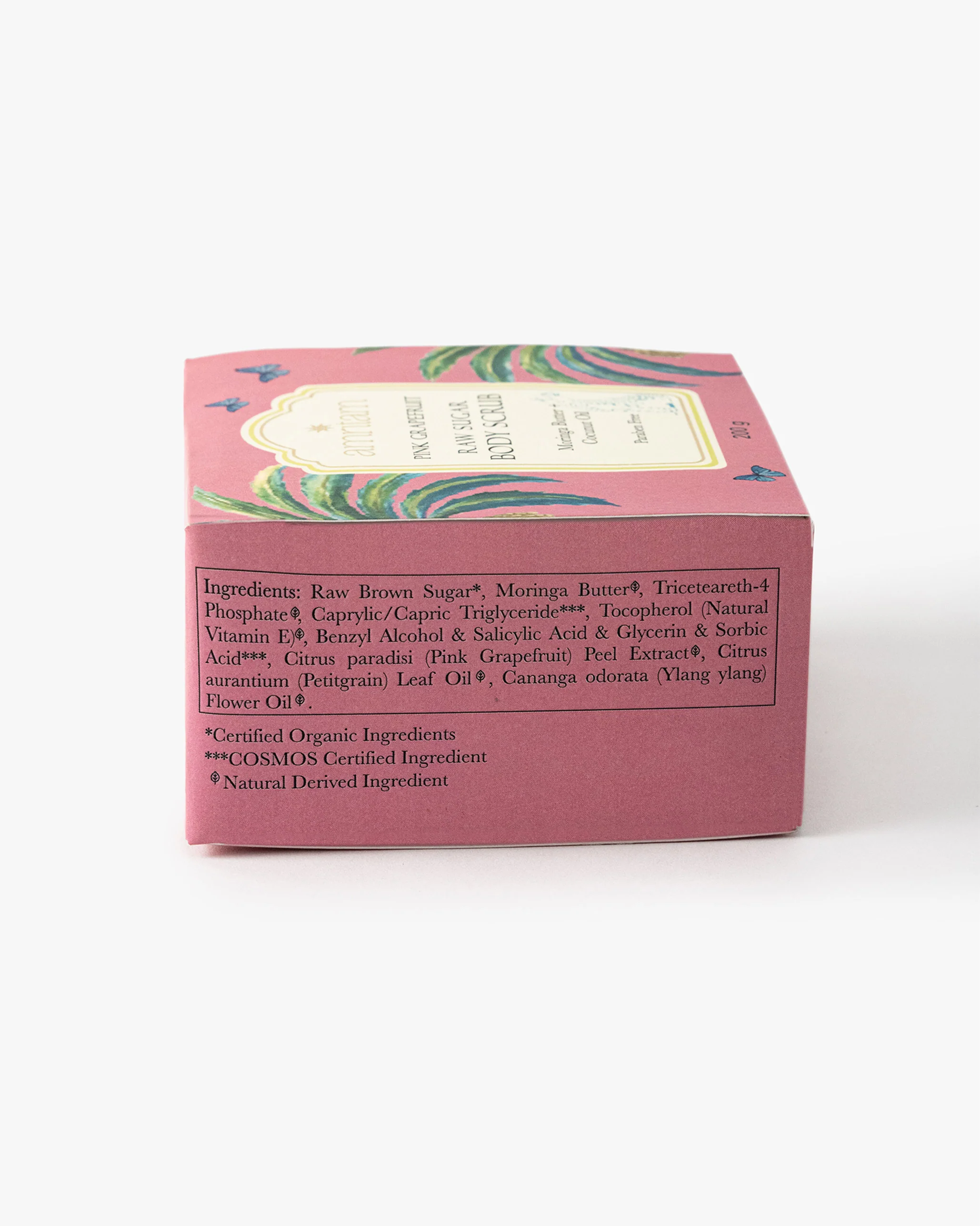 Amritam Pink Grapefruit Raw Sugar Body Scrub - Image 2