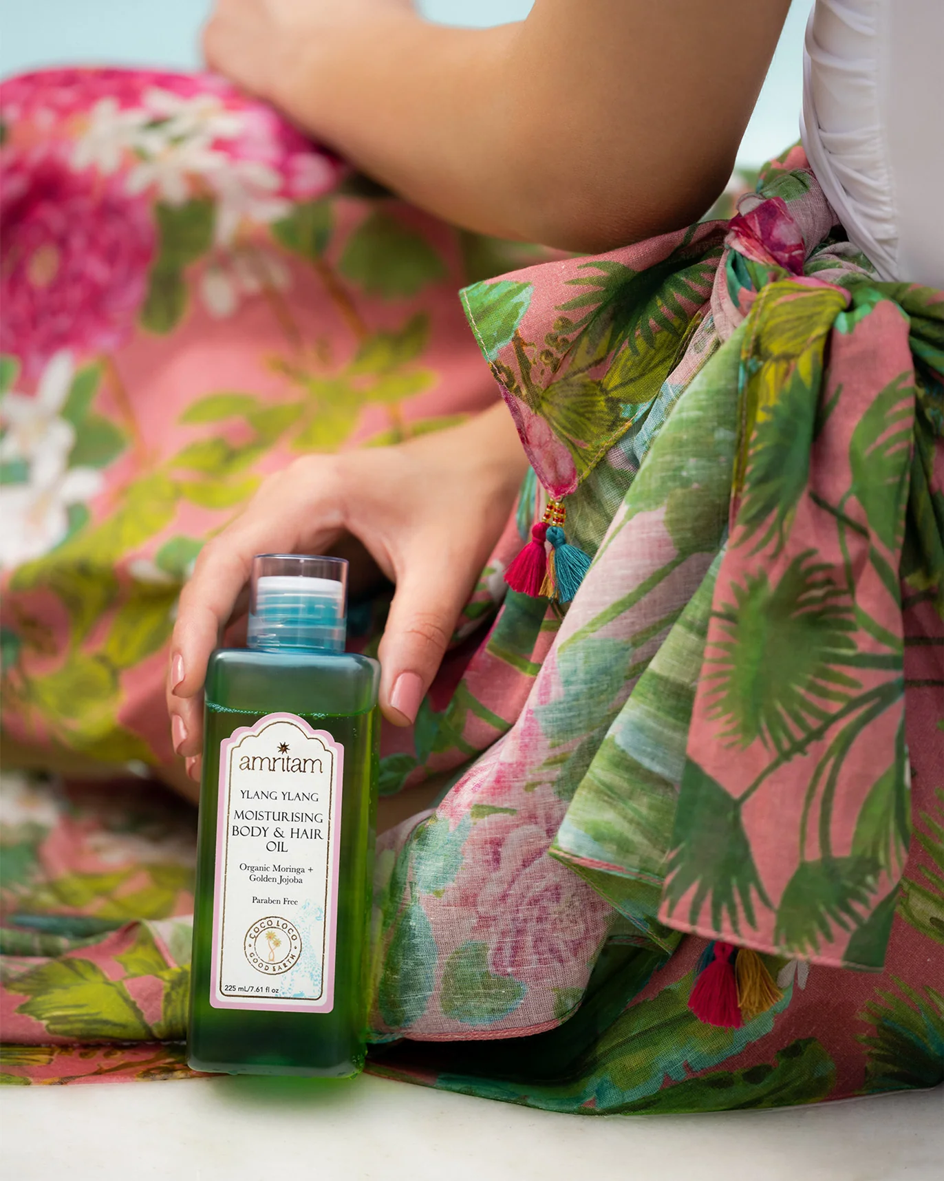 Amritam Ylang Ylang Body & Hair Oil - Image 4