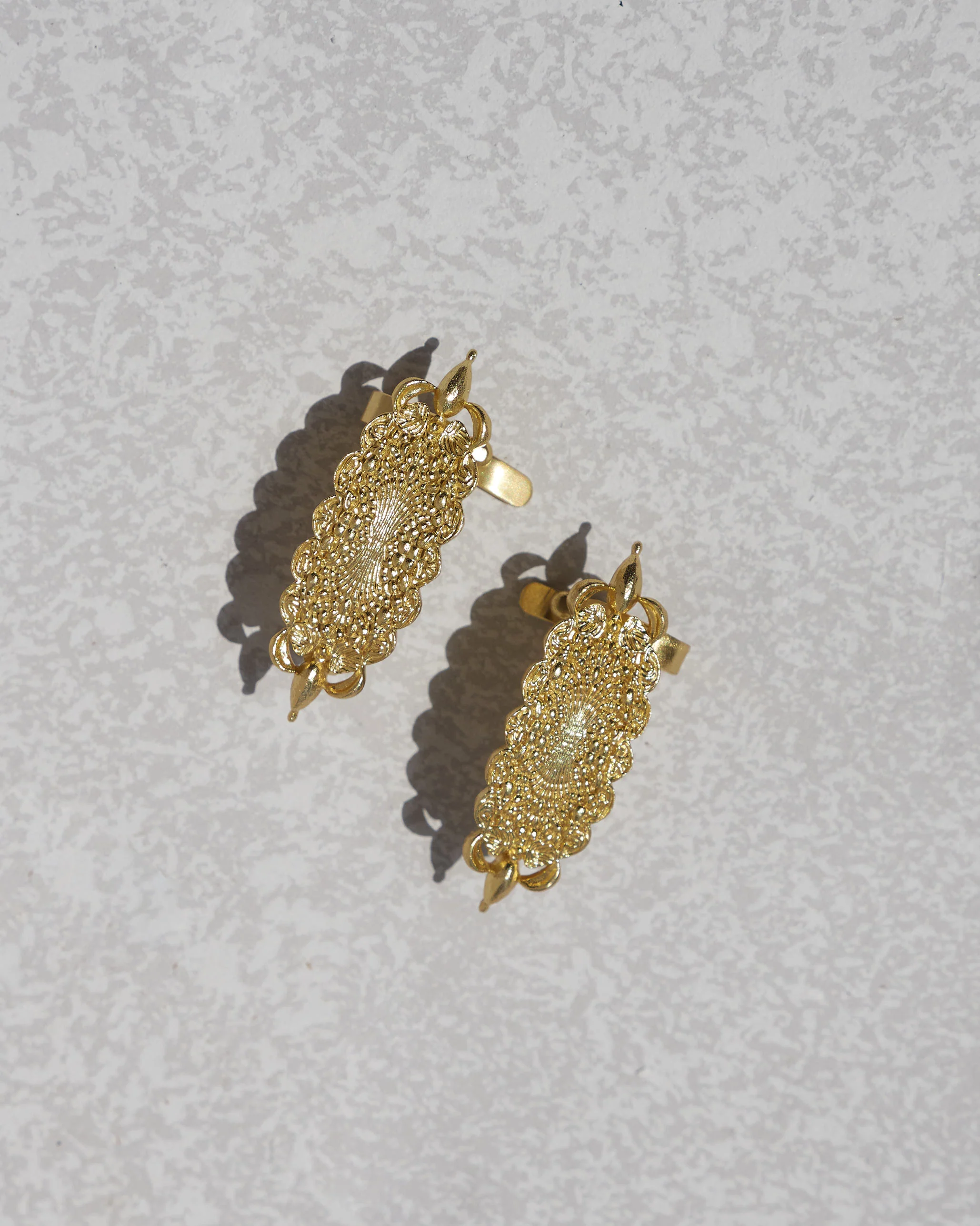 Amulet Earrings - Brass - Image 2