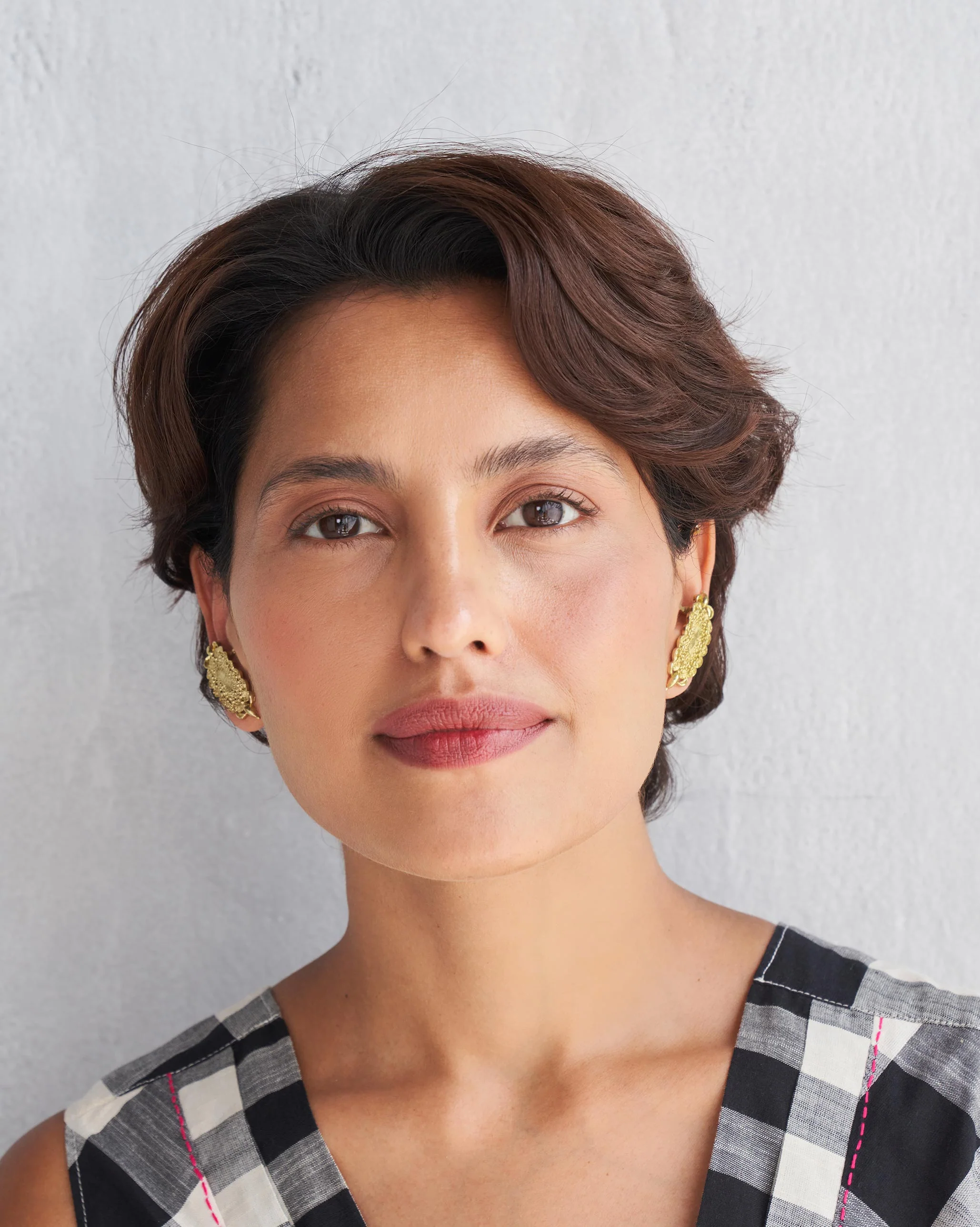 Amulet Earrings - Brass - Image 4