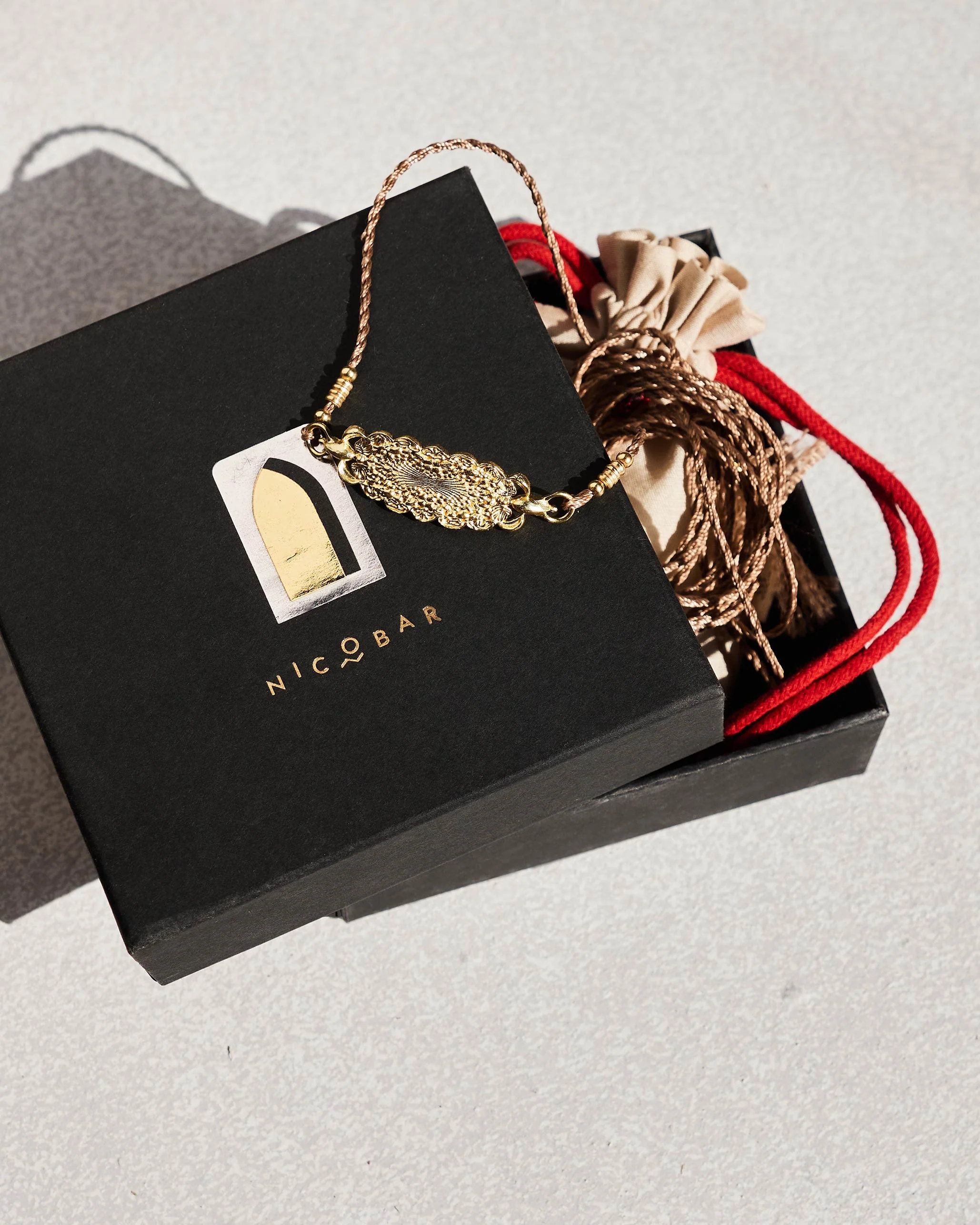 Amulet Necklace - Brass - Image 4