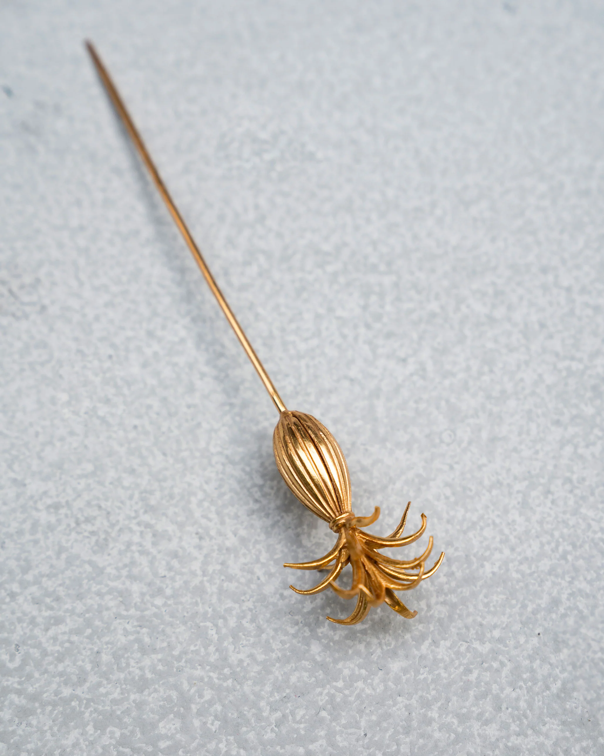 Ananas Hair Pin - Gold - Image 2