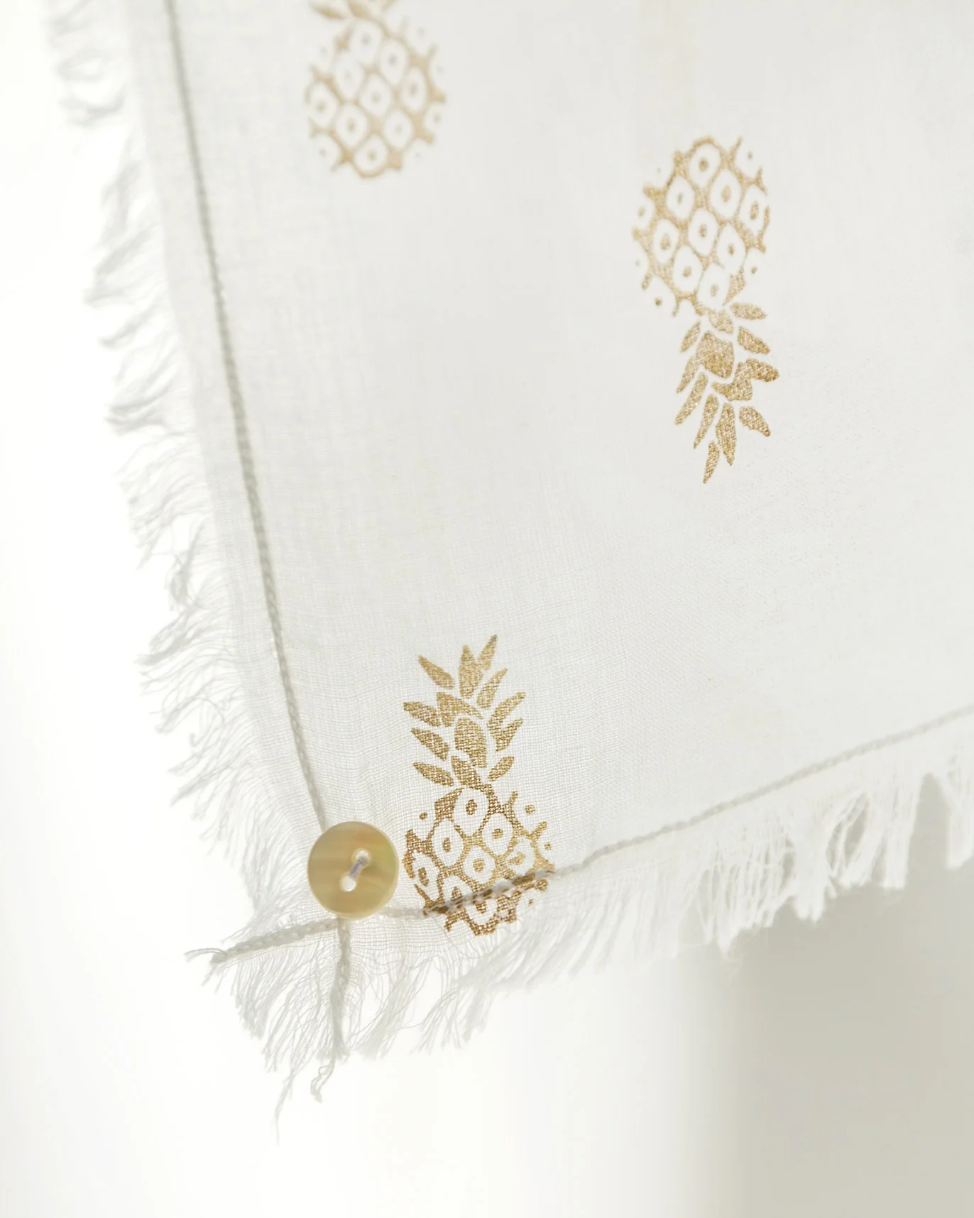 Ananas Scarf - White - Image 2