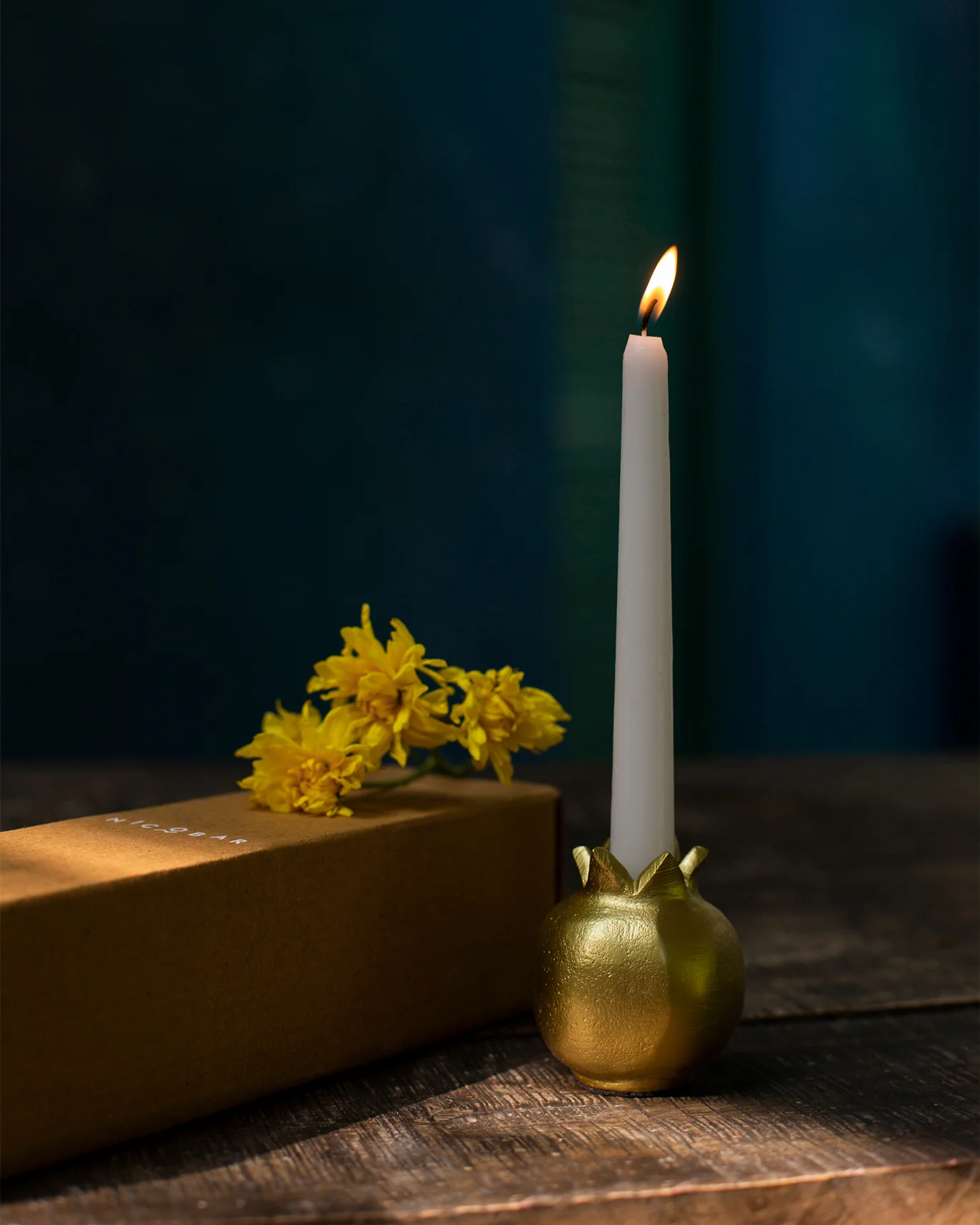 Anar Candle Holder with Taper Candle - Image 4
