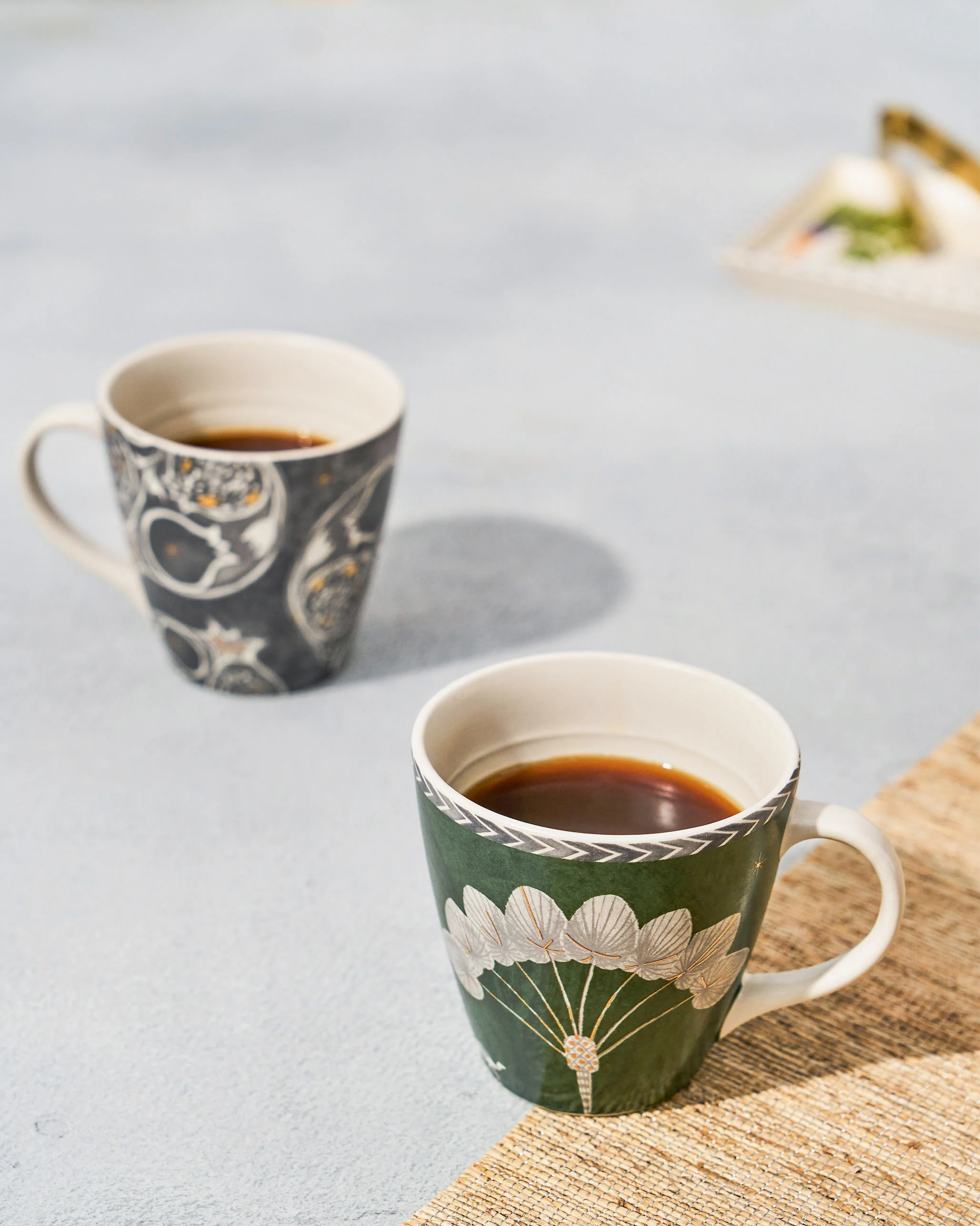 Anar Palm Conical Mugs - Set of 2 - Image 5