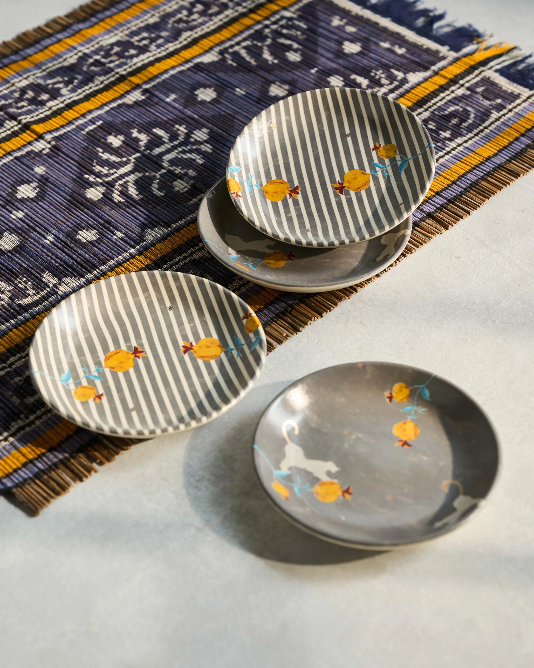 Anar Tea Plates - Set of 4 - Image 2