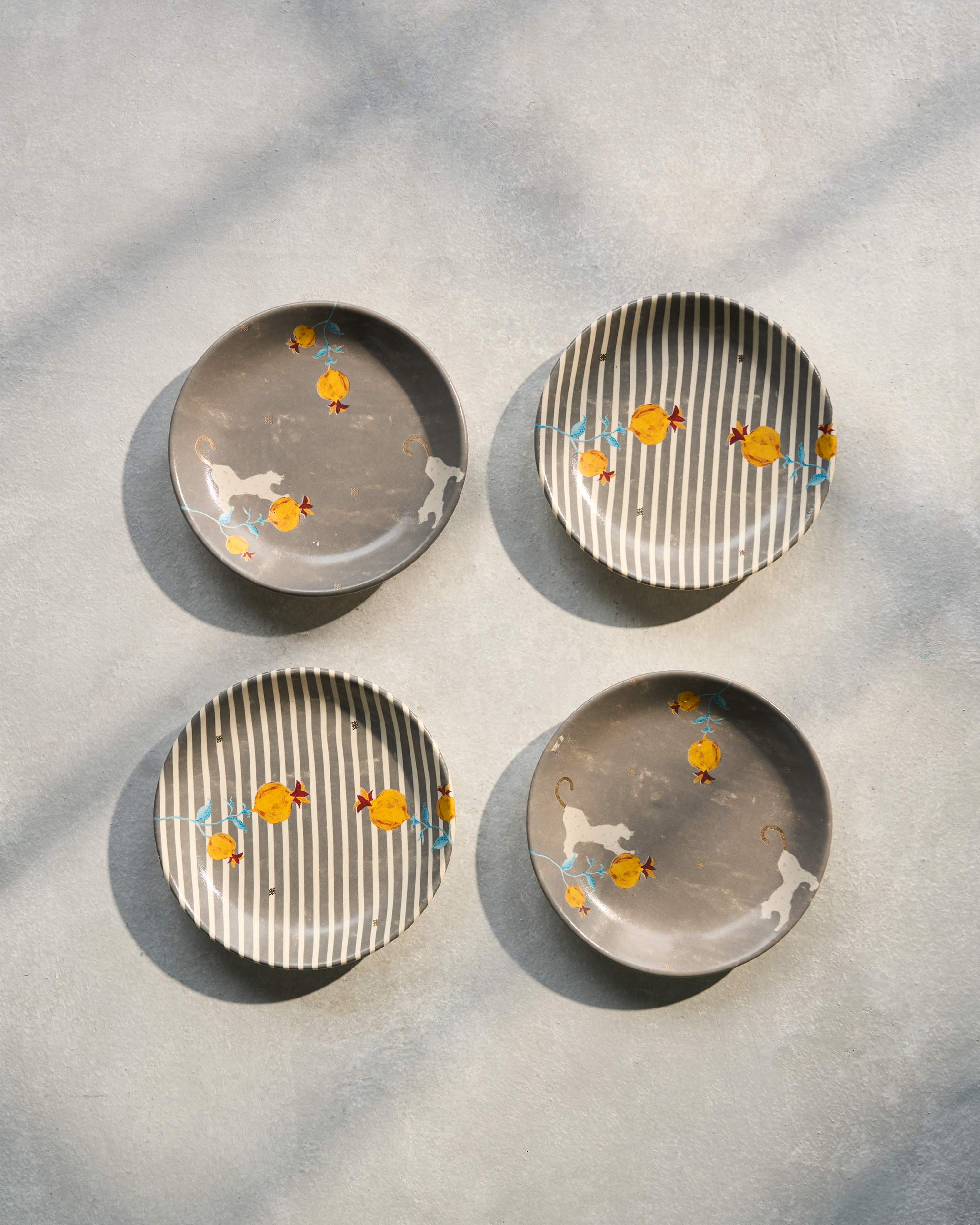 Anar Tea Plates - Set of 4 - Image 4