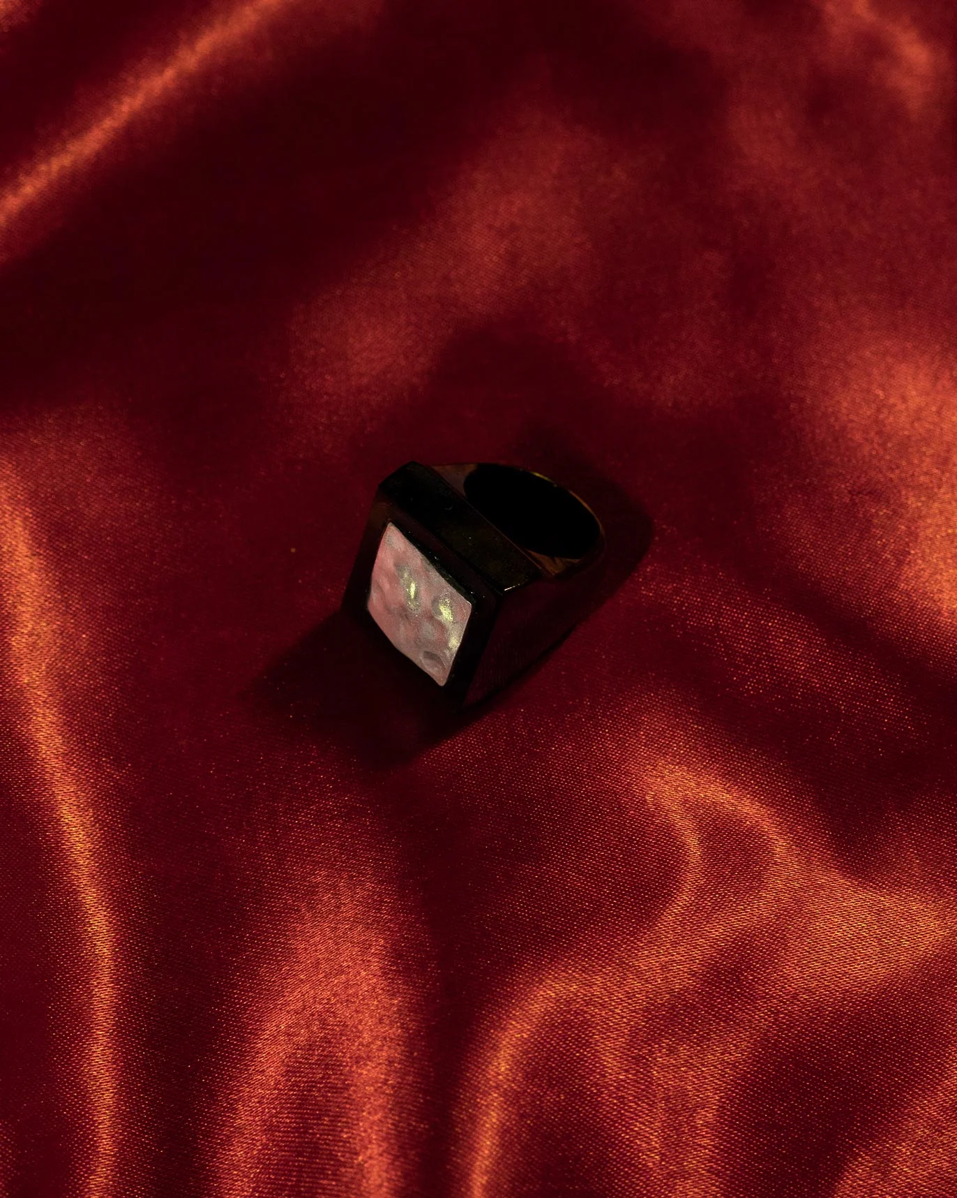 Anokhi Ring - Silver & Black - Image 2
