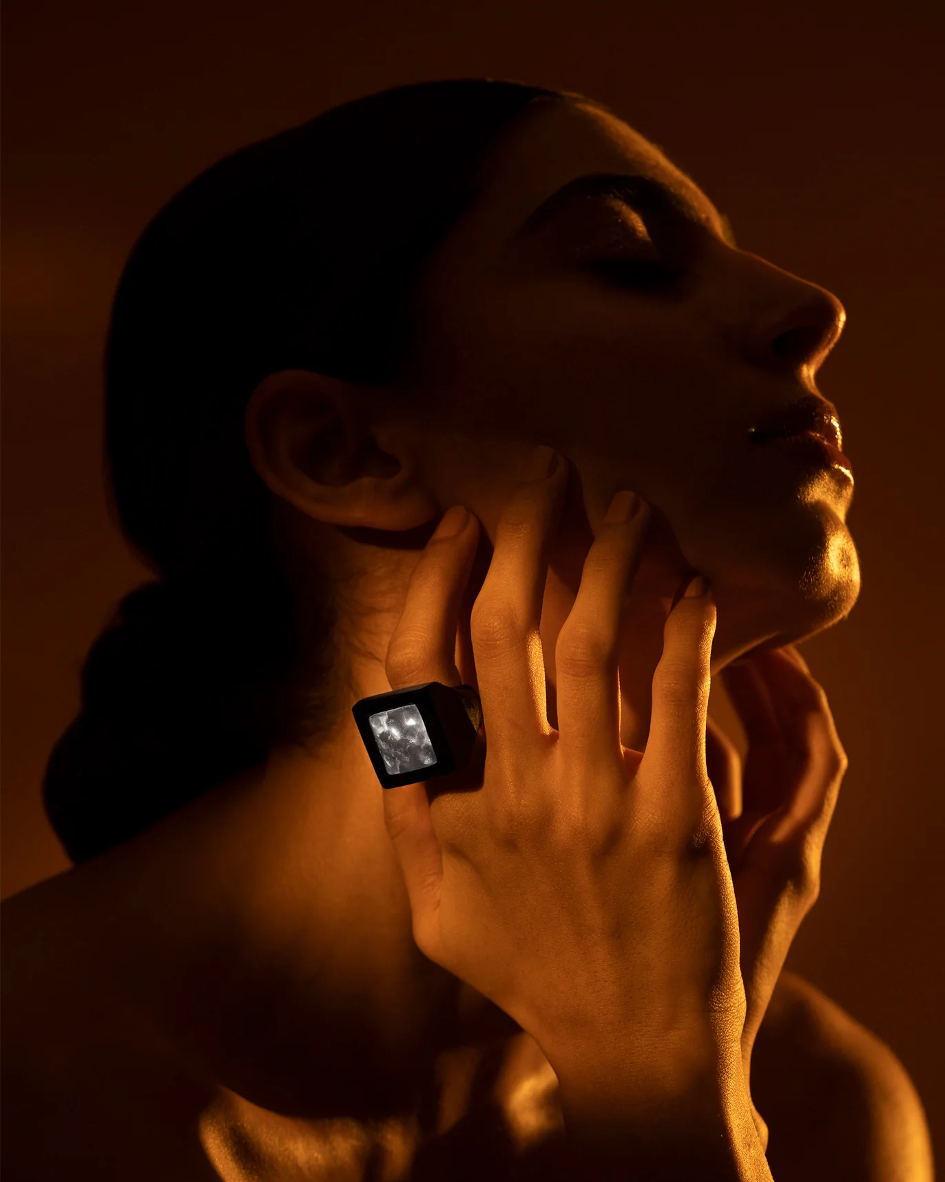Anokhi Ring - Silver & Black - Image 4