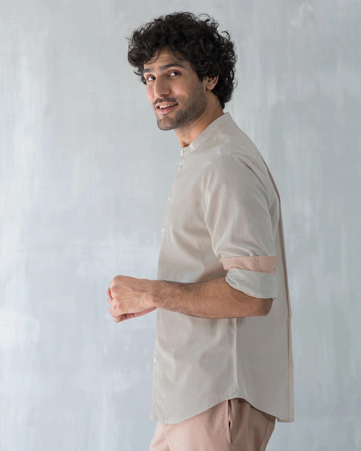 Arugam Shirt - Brown Checks - Image 5